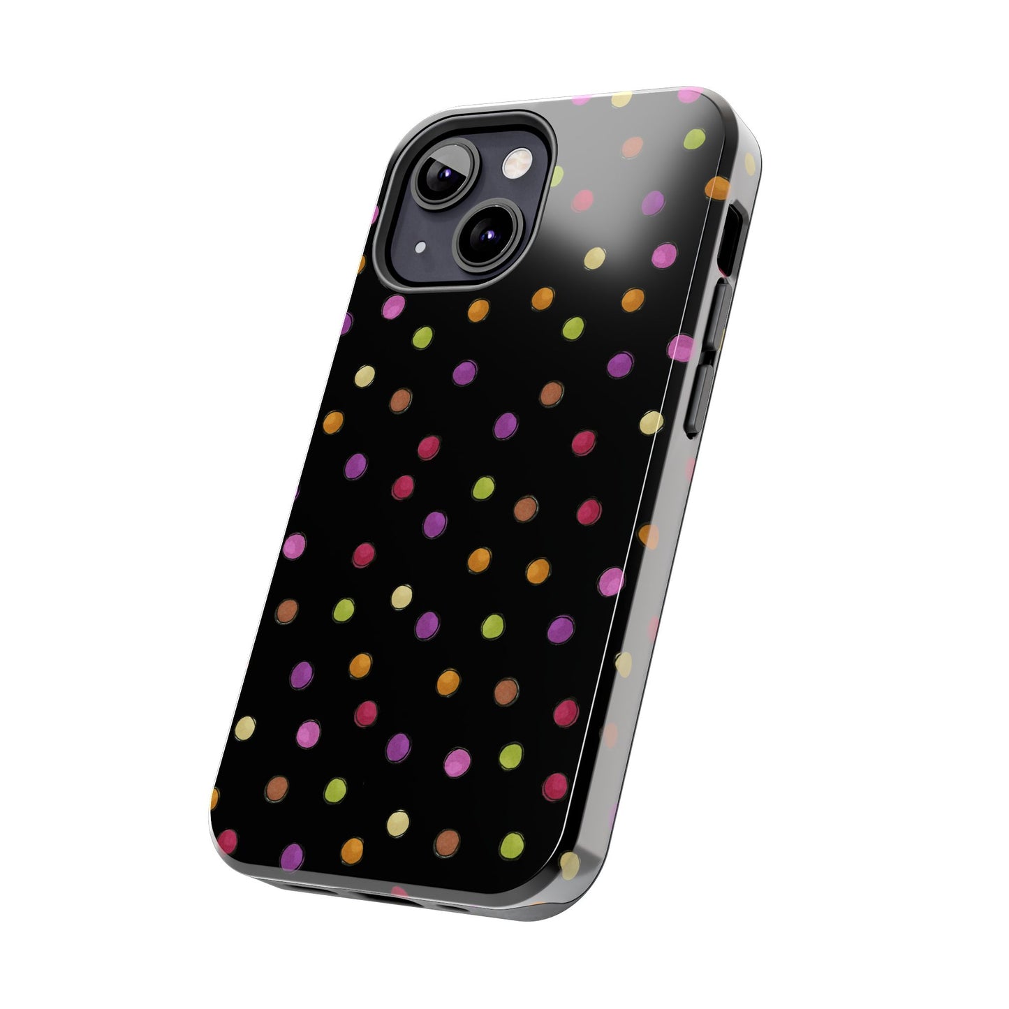 Tea Dot Black Phone Case