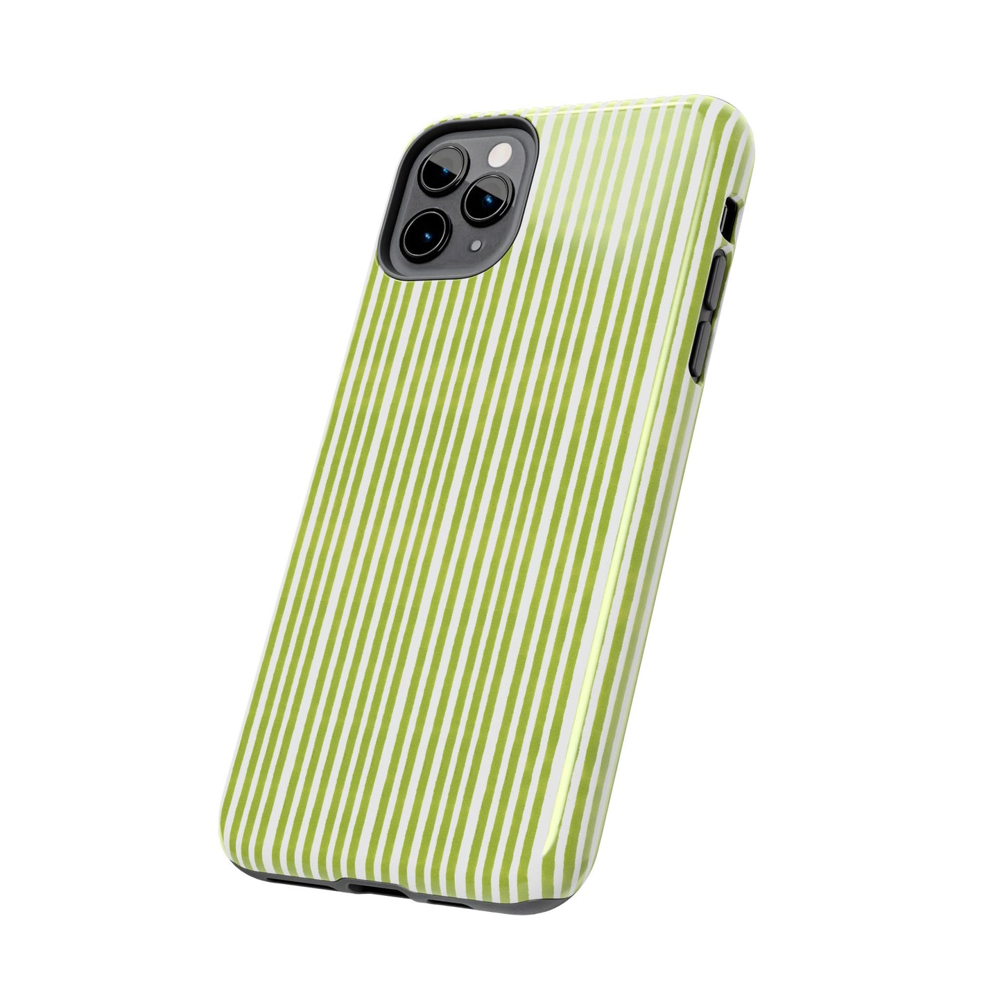 Lazy Stripe Lime Phone Case