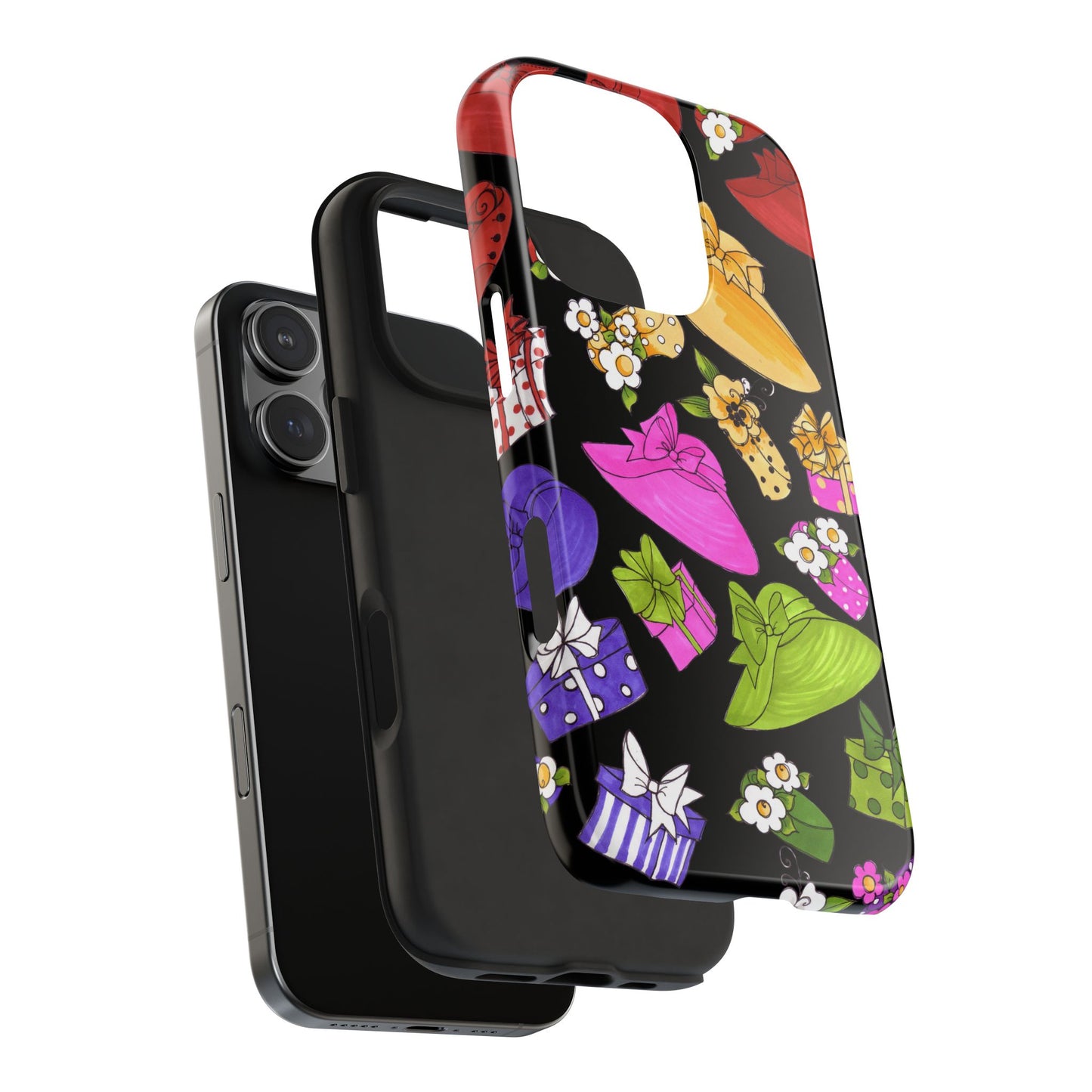 Accessories Tossed Black Phone Case