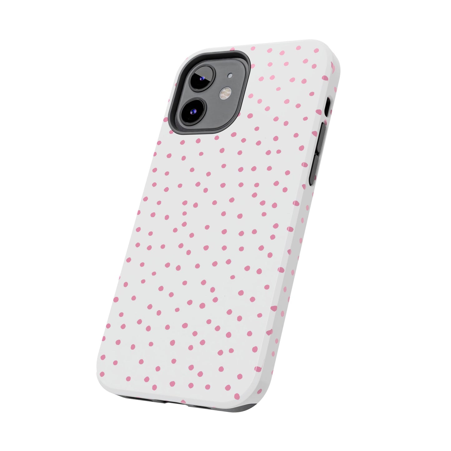 Dinky Dots White / Pink Phone Case