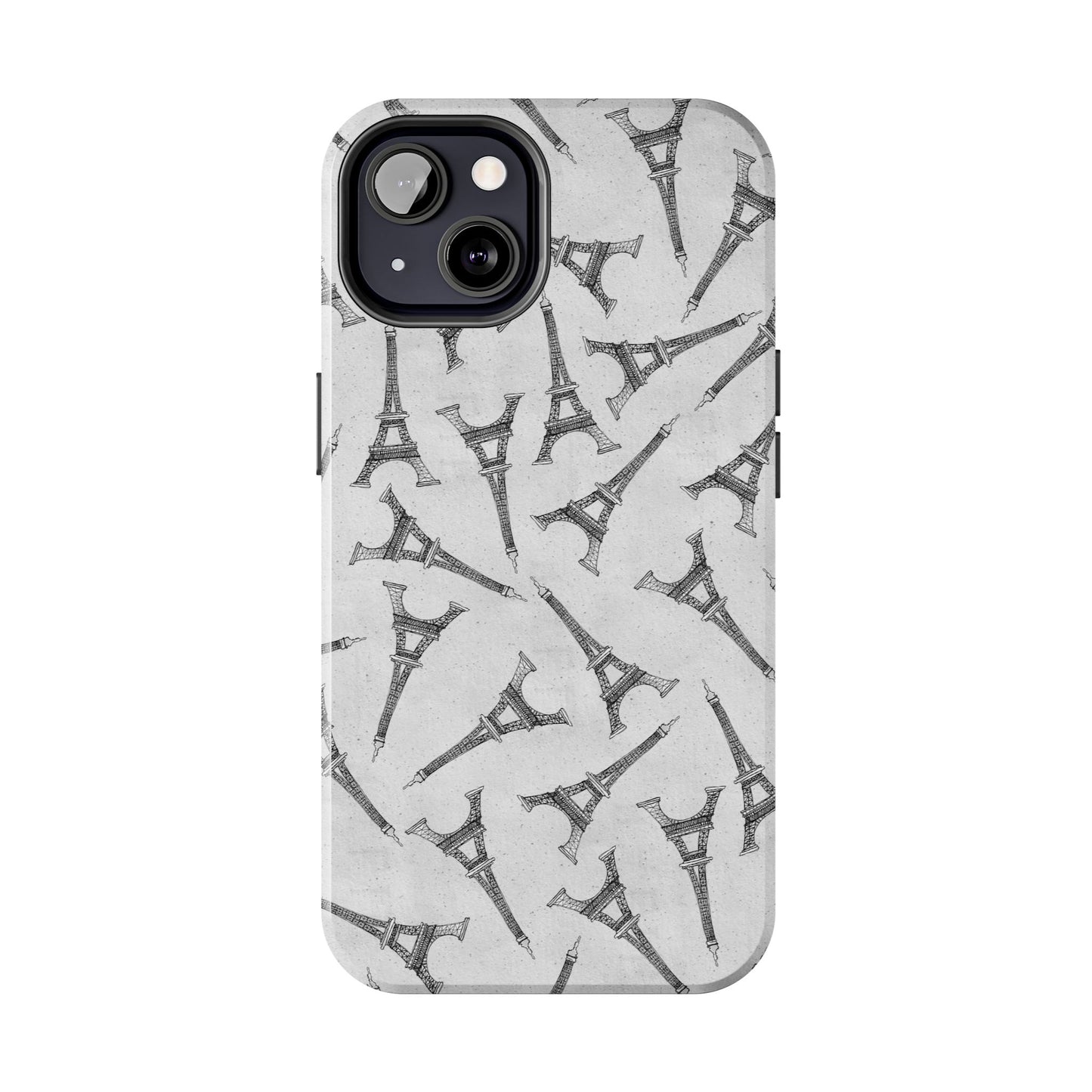 Eifelesque Silver Phone Case