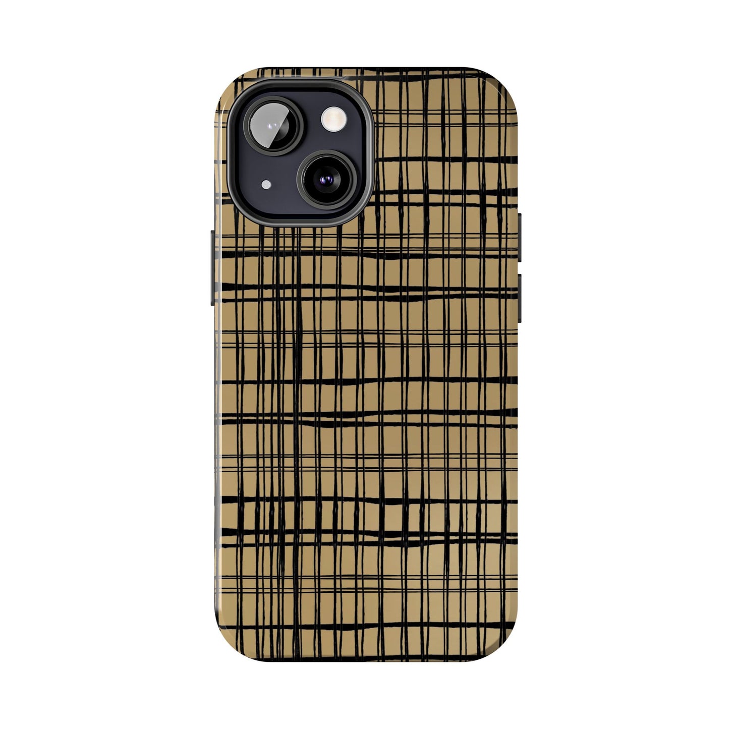 Doggie Fence Tan Phone Case