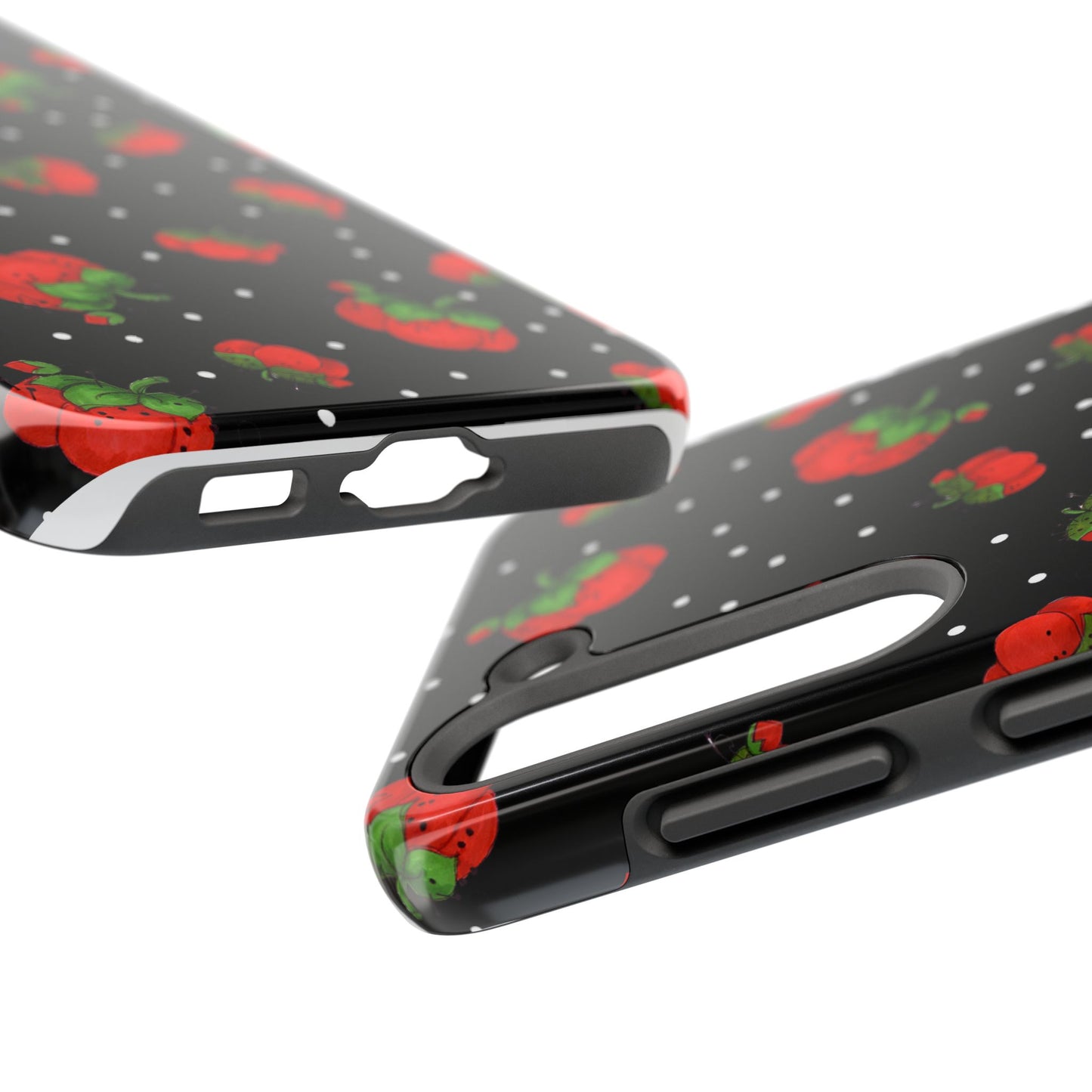 Pin Dots Black Phone Case