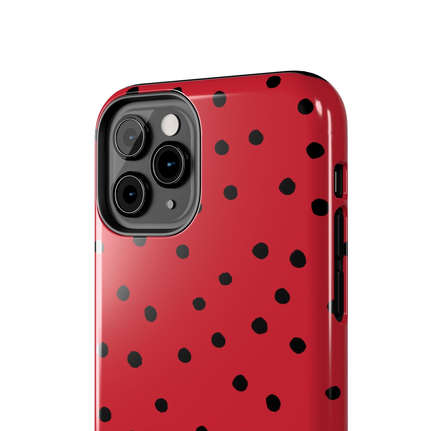 Dinky Dots Red / Black Phone Case
