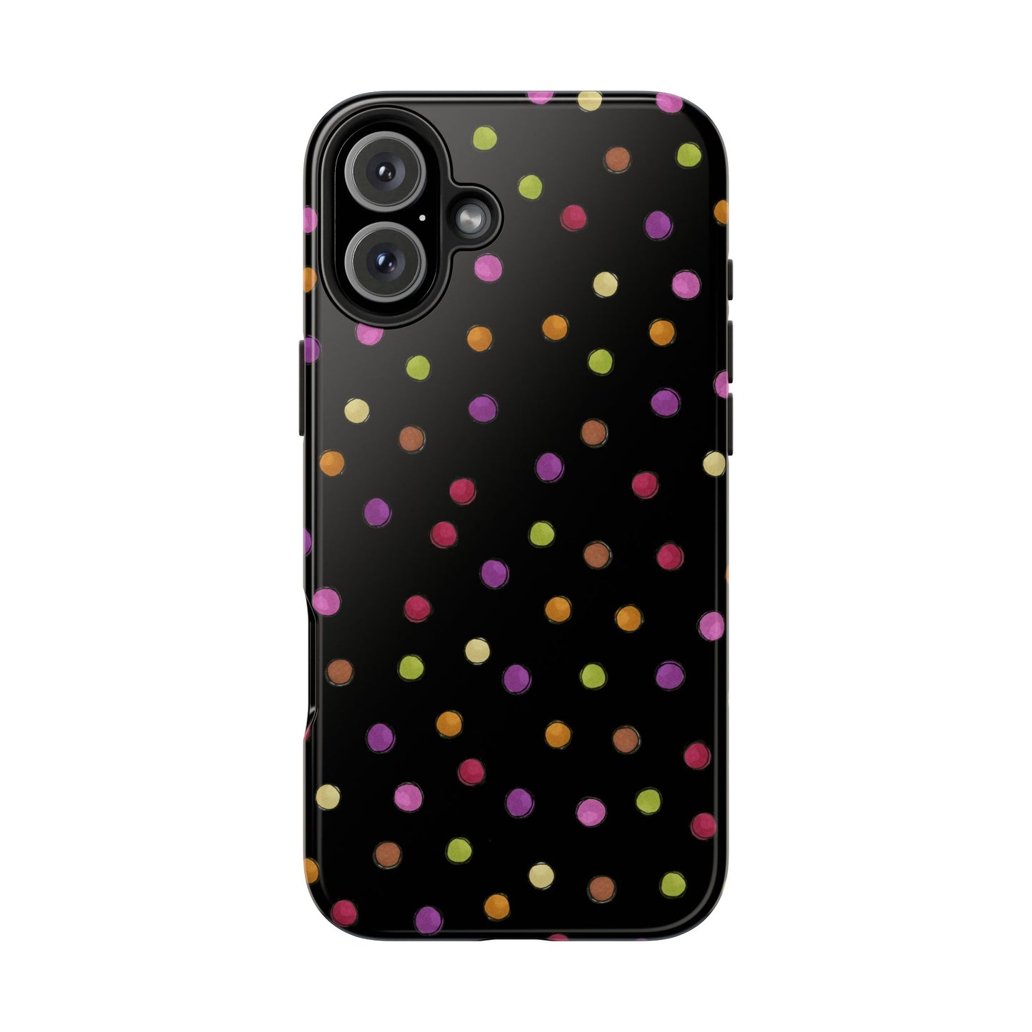 Tea Dot Black Phone Case