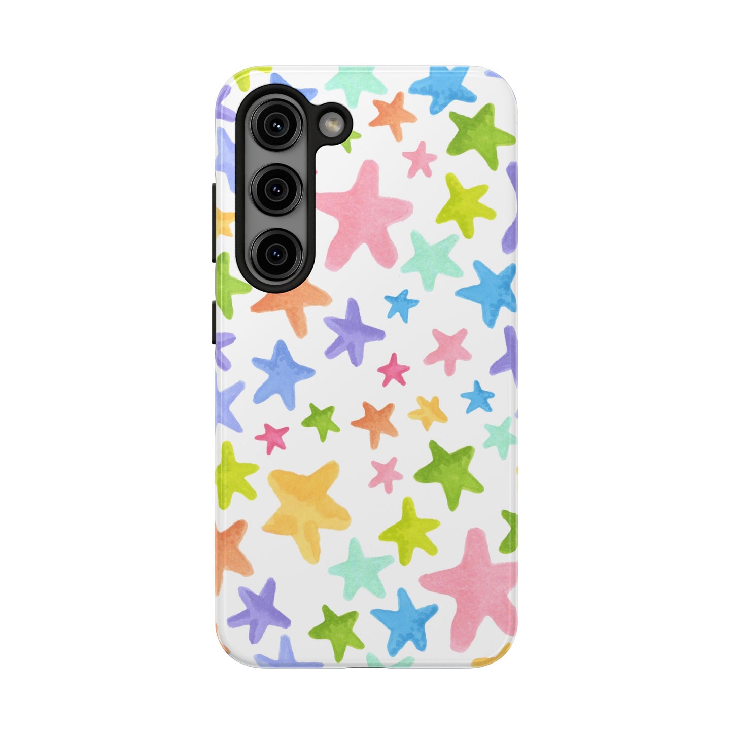Happy Stars White Phone Case