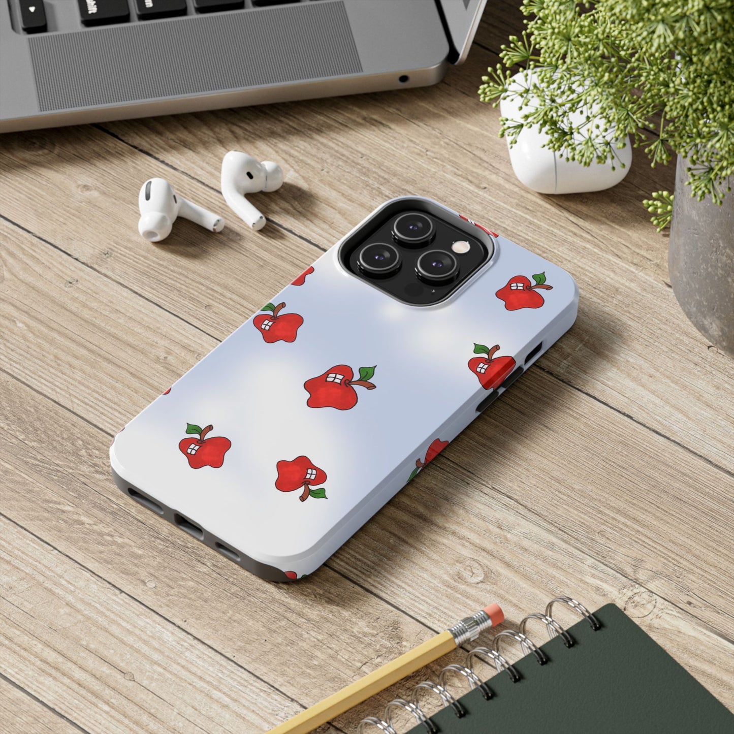Flying Apples Blue Sky Phone Case