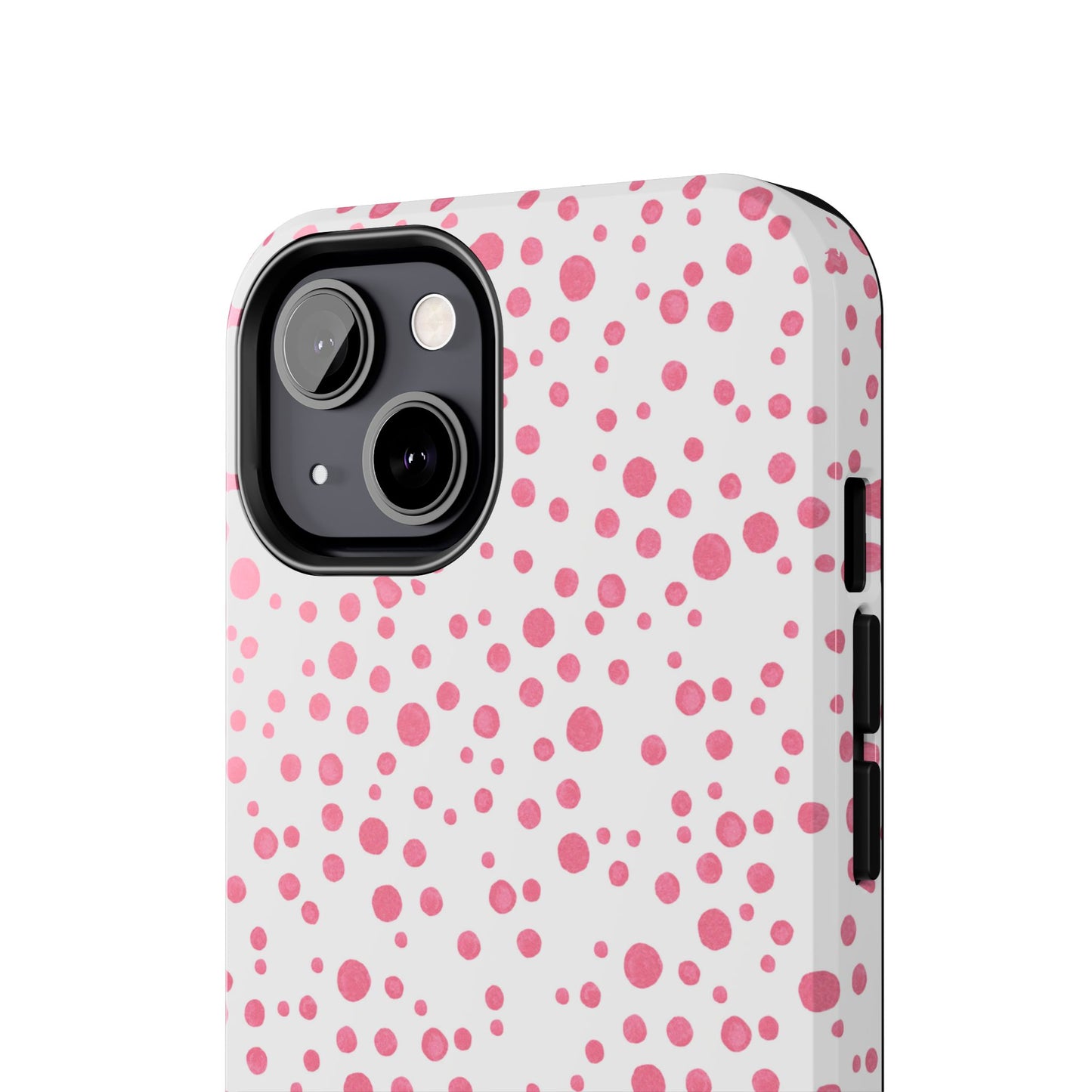 Balloon Dots White / Pink Phone Case