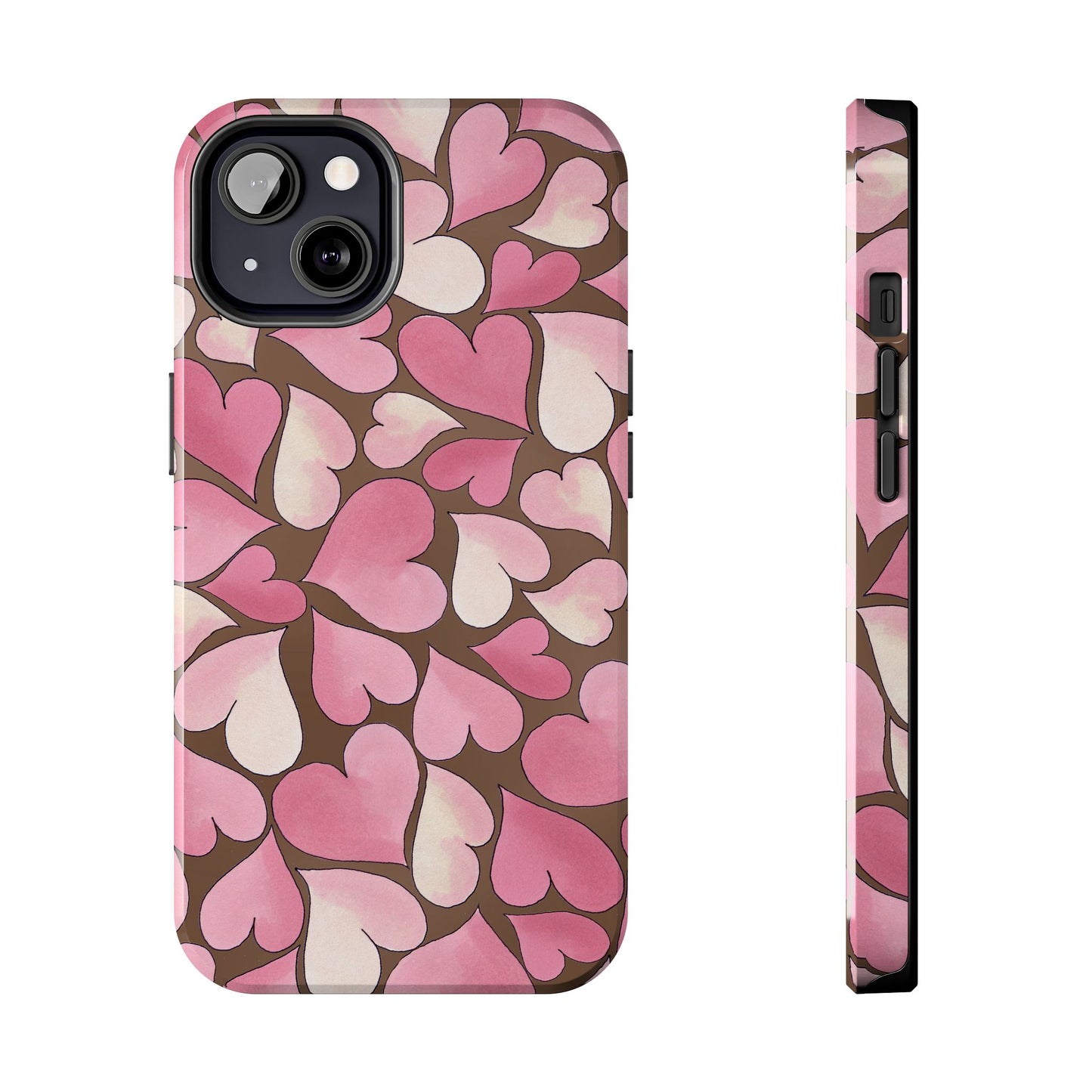 Hearts Chocolate Phone Case