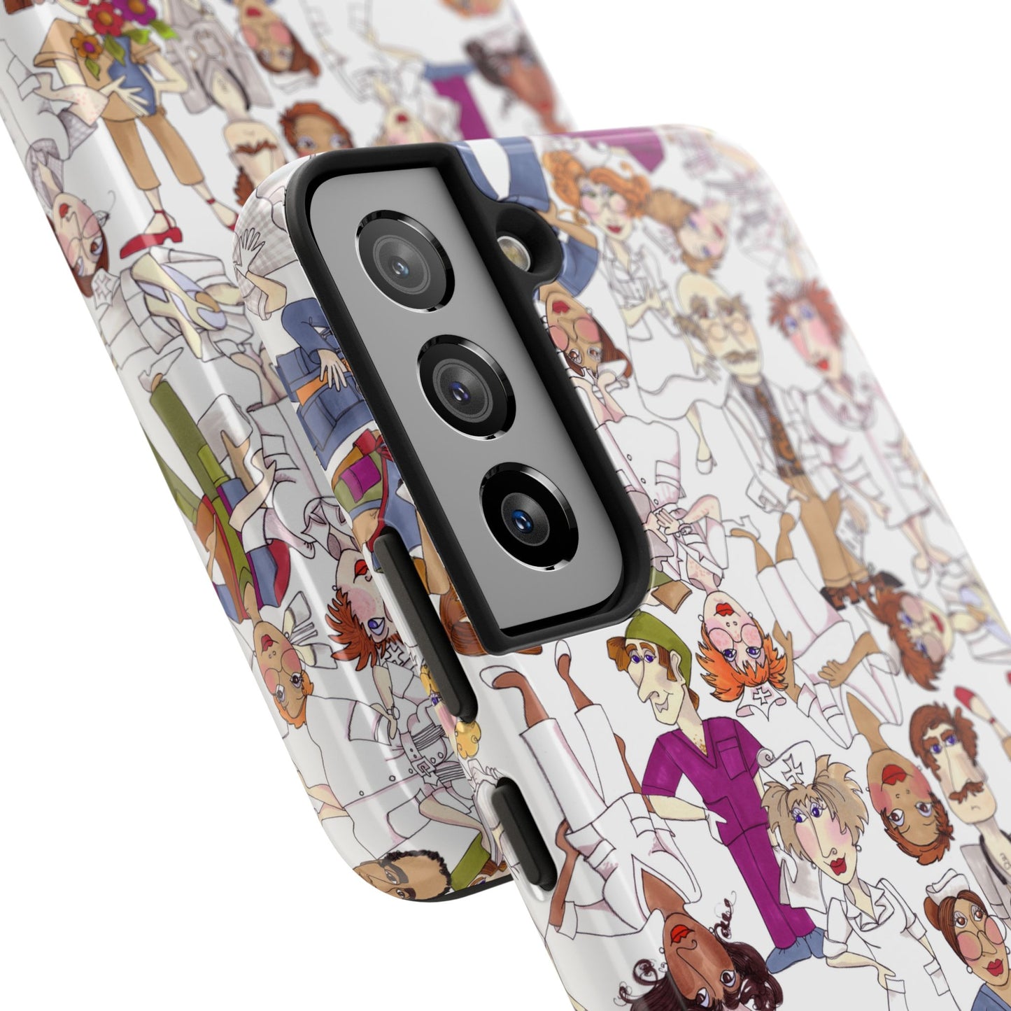 Diverse Nurse White Phone Case