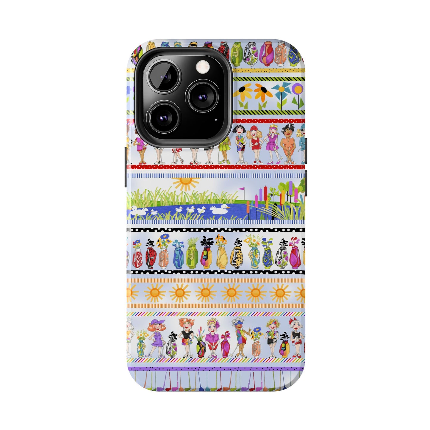 Golf Borders Blue Sky Phone Case