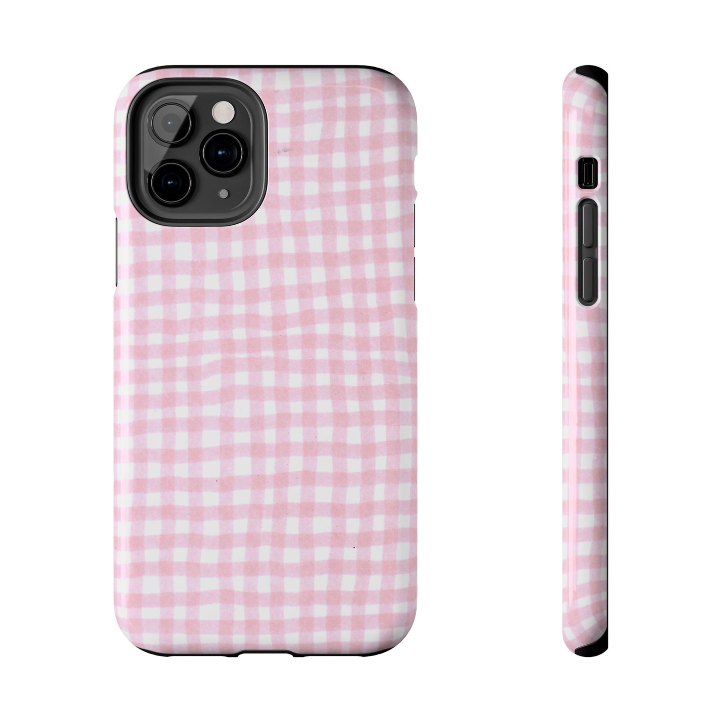 Wonky Chipper Check Pink Phone Case