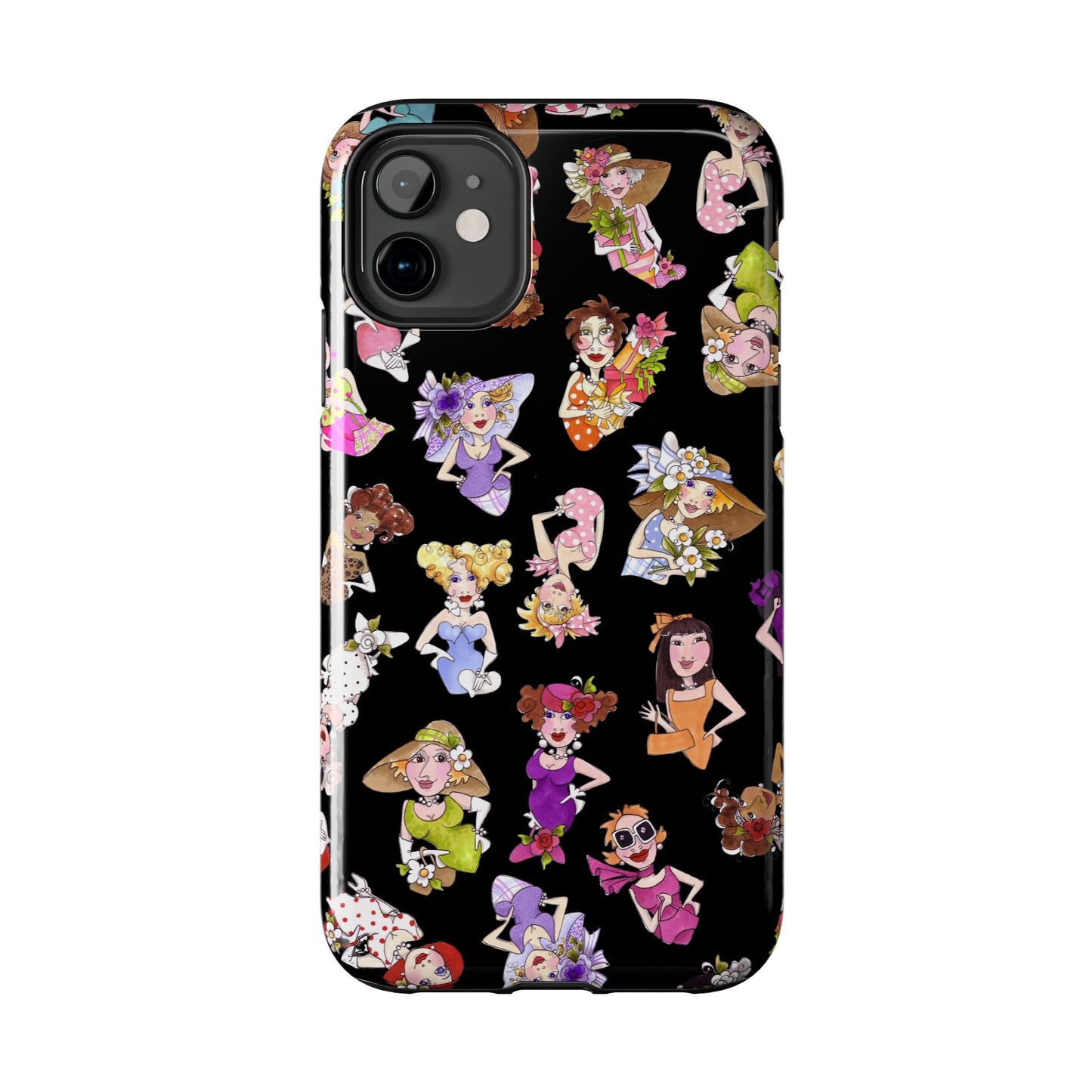Fast Women Tossed Black Phone Case