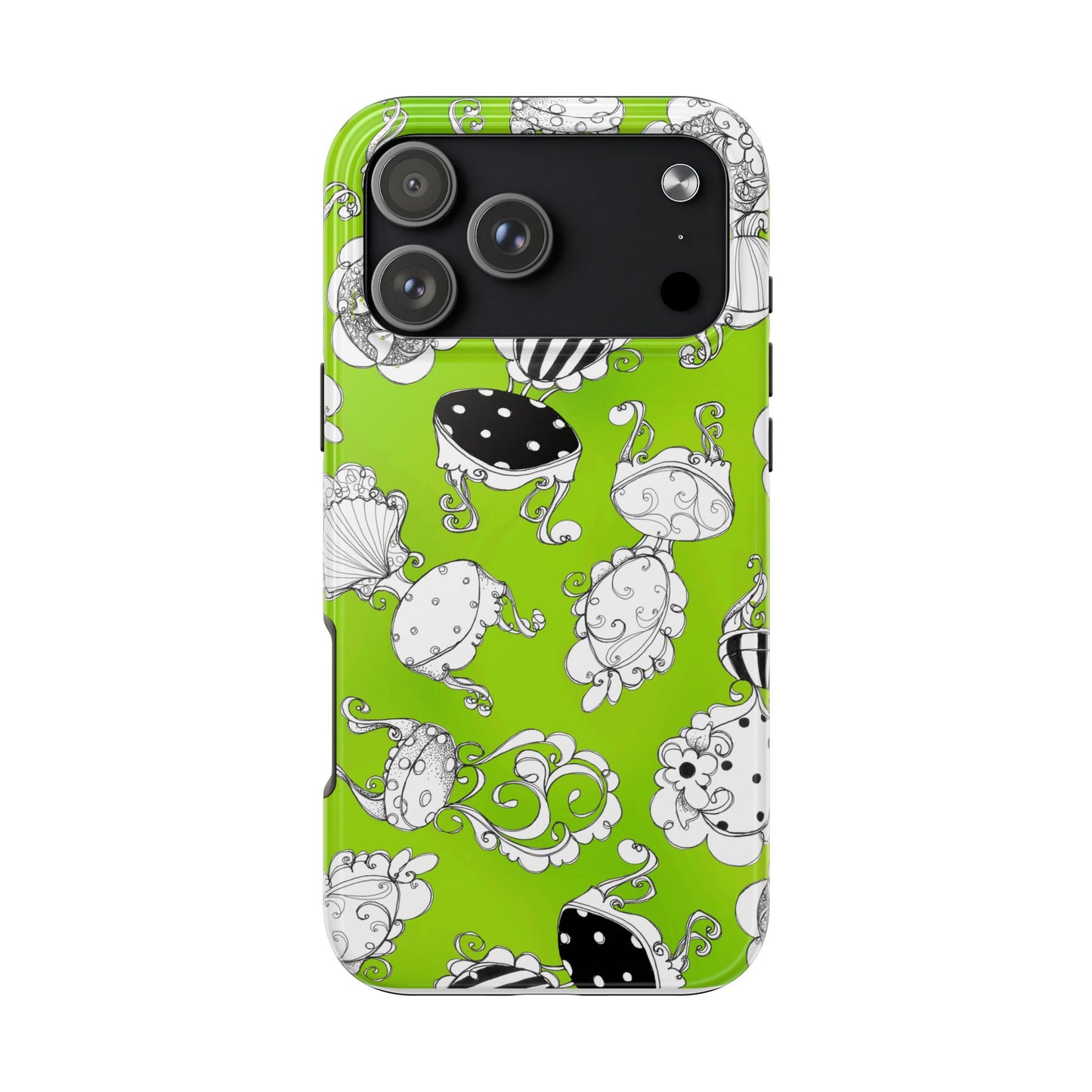 Bistro Chairs Lime Phone Case