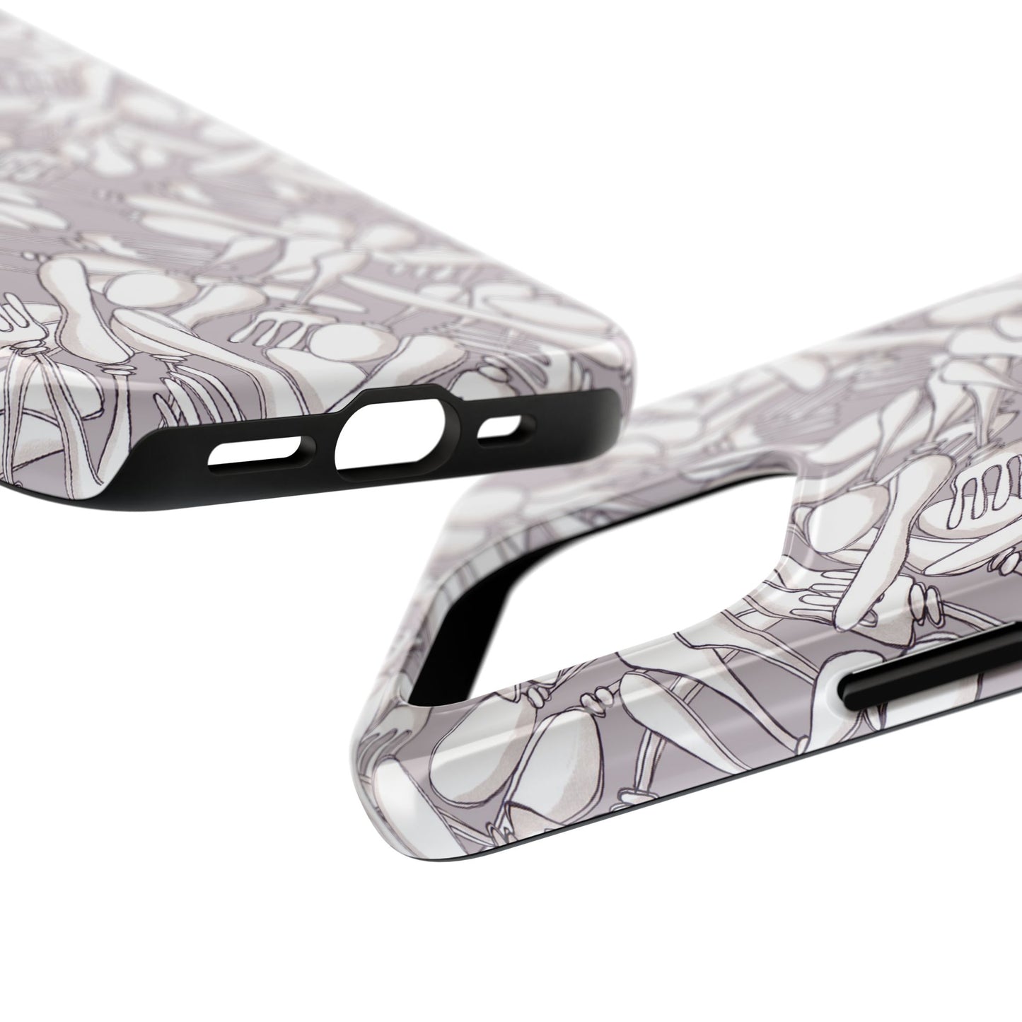 Silverware Wars Silver Phone Case