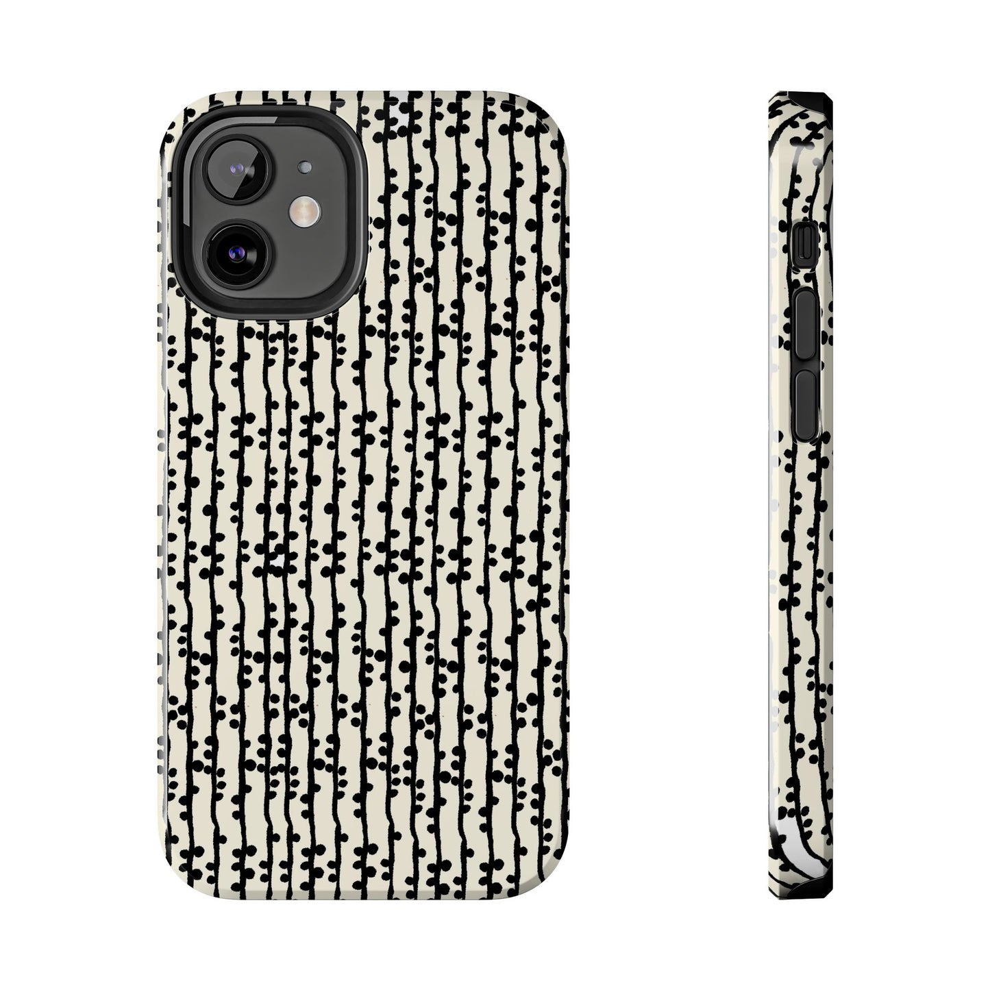 Loopy Stripe Bone Phone Case