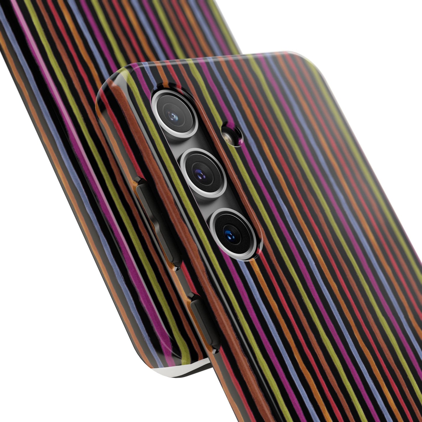 Stripe Black Phone Case