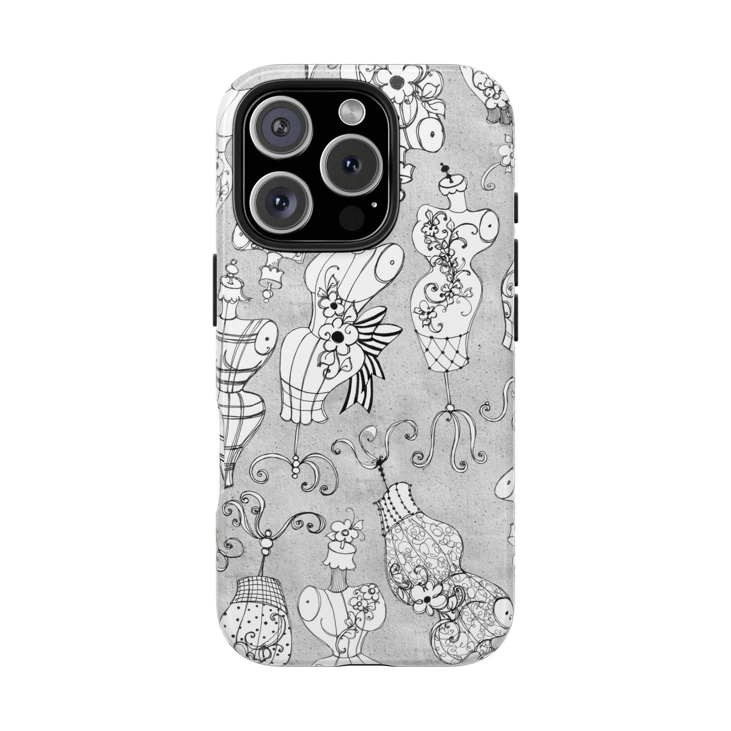 Mannequineque Silver Phone Case