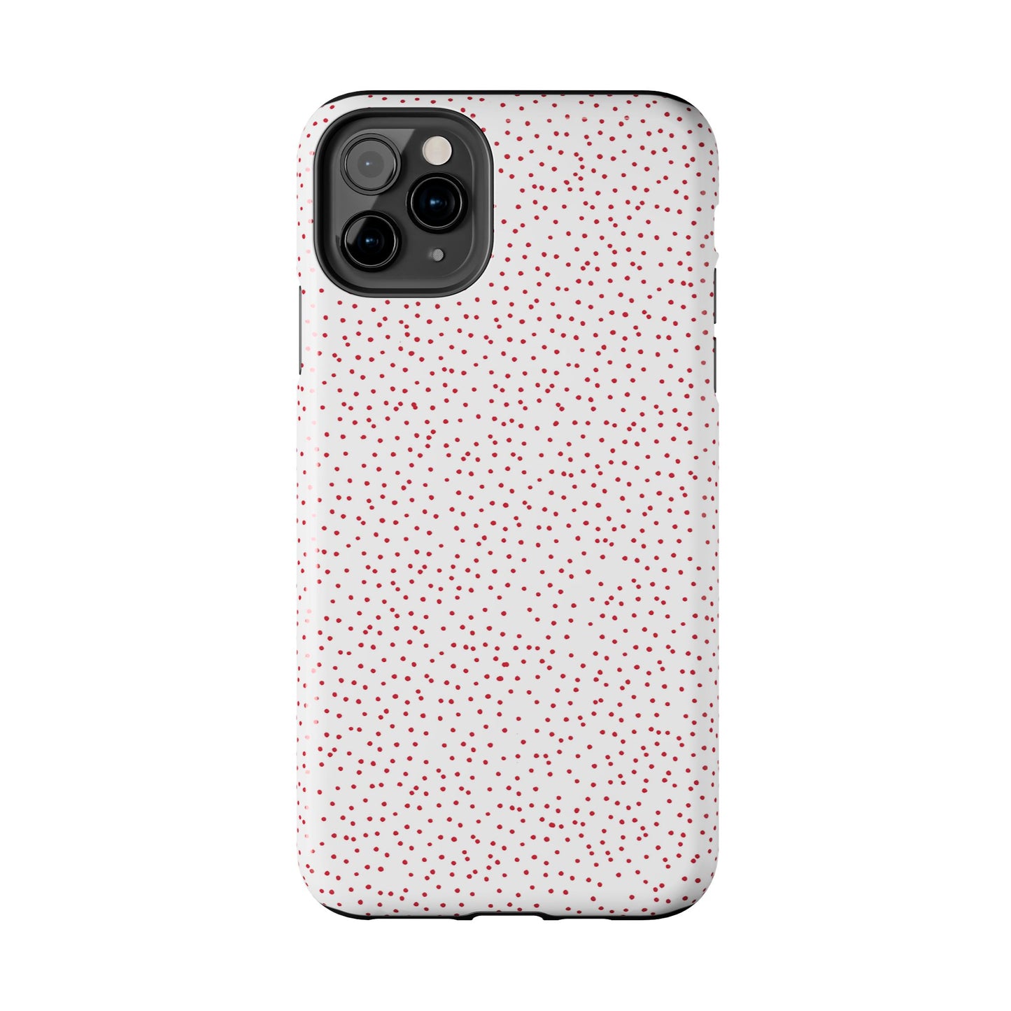 Dinky Dots White / Red Phone Case