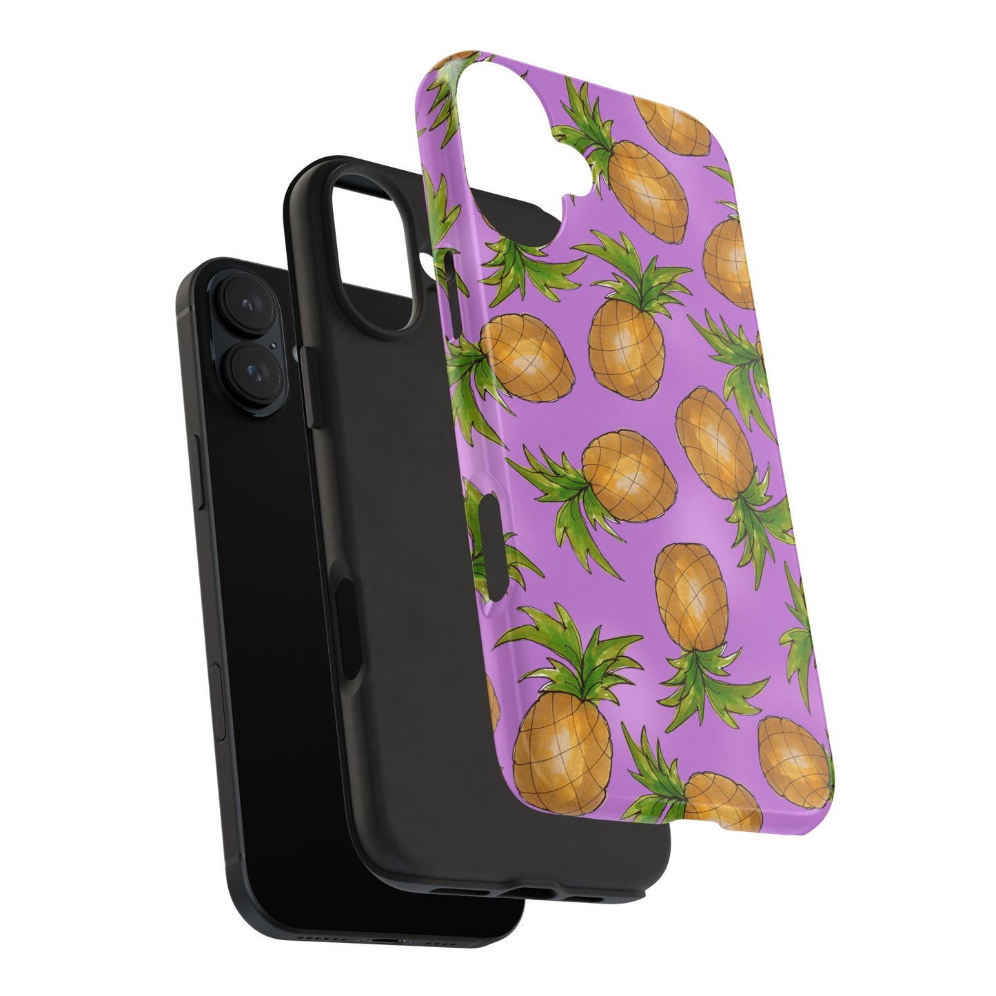 Pineapple Toss Lilac Phone Case