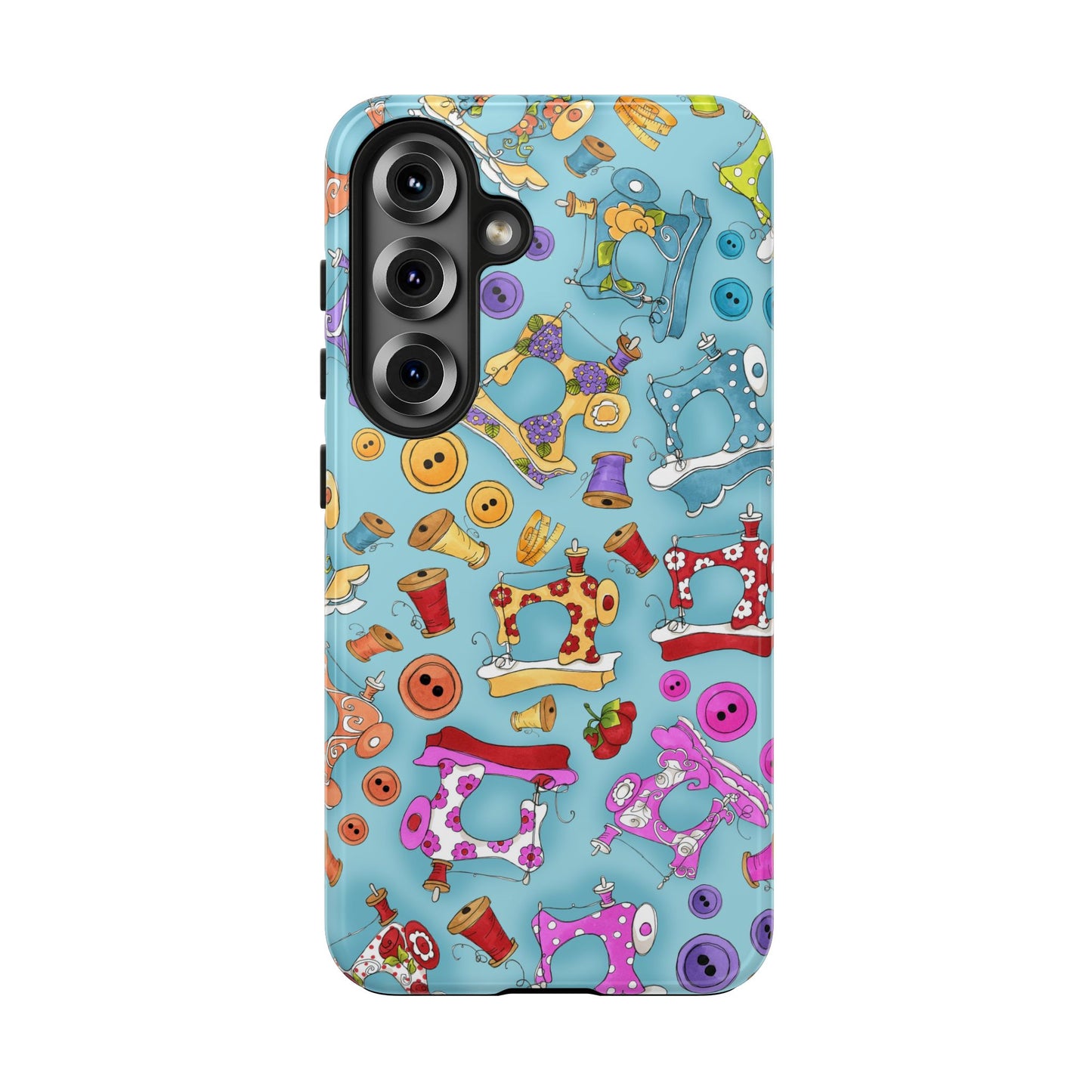 Sew Assorted Turquoise Phone Case