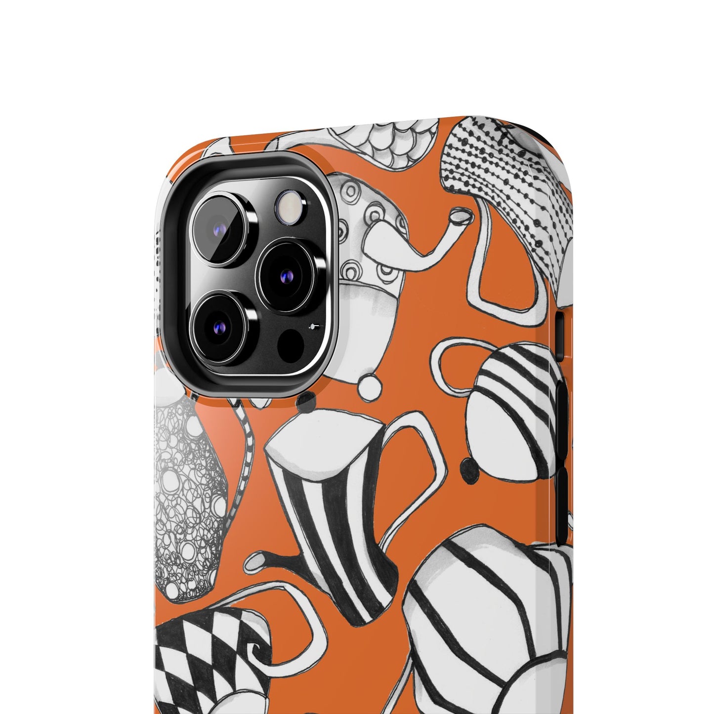 Coffee, Tea Anyone? Orange Phone Case