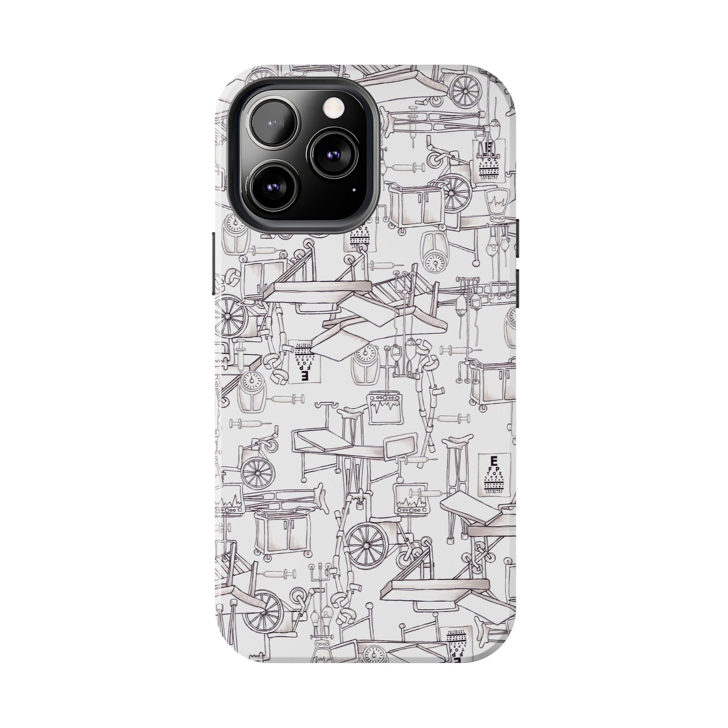 Essentials White / White Phone Case
