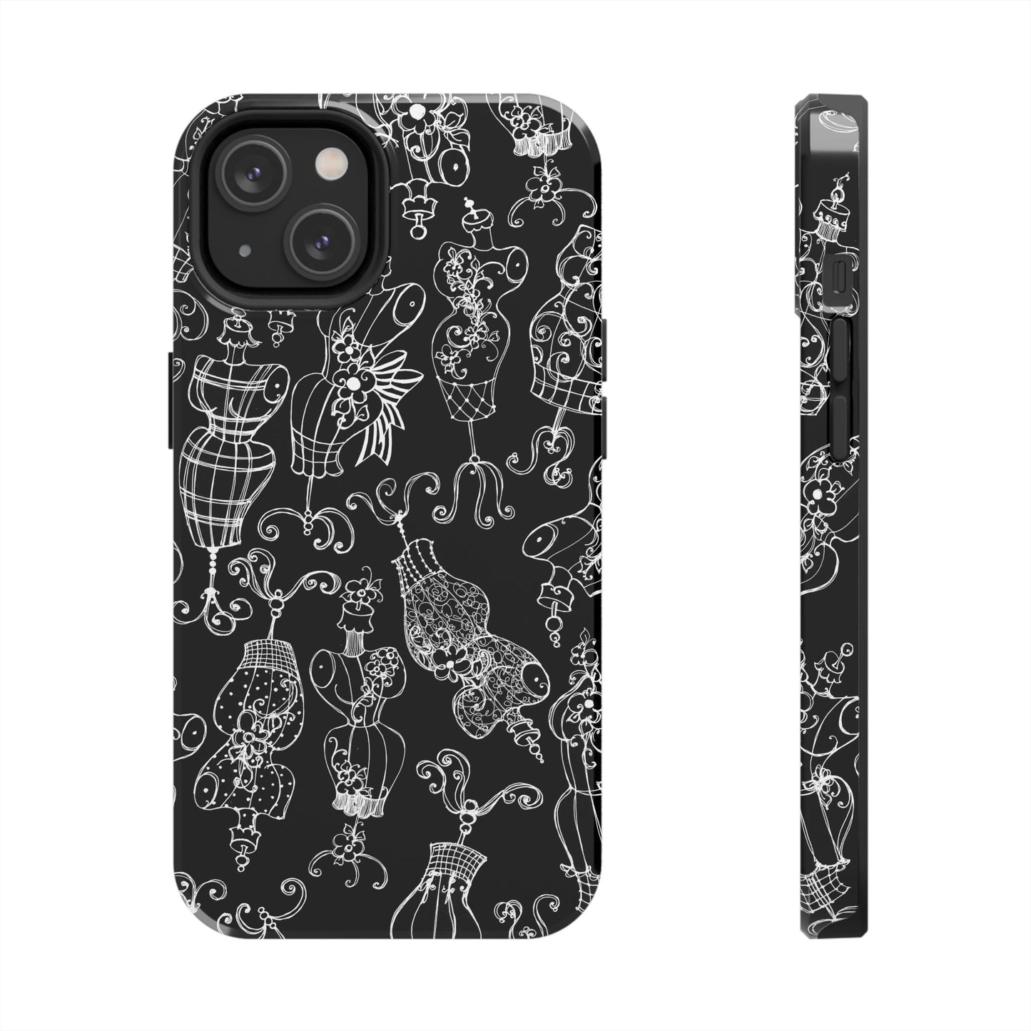 Mannequinique Black / White Phone Case