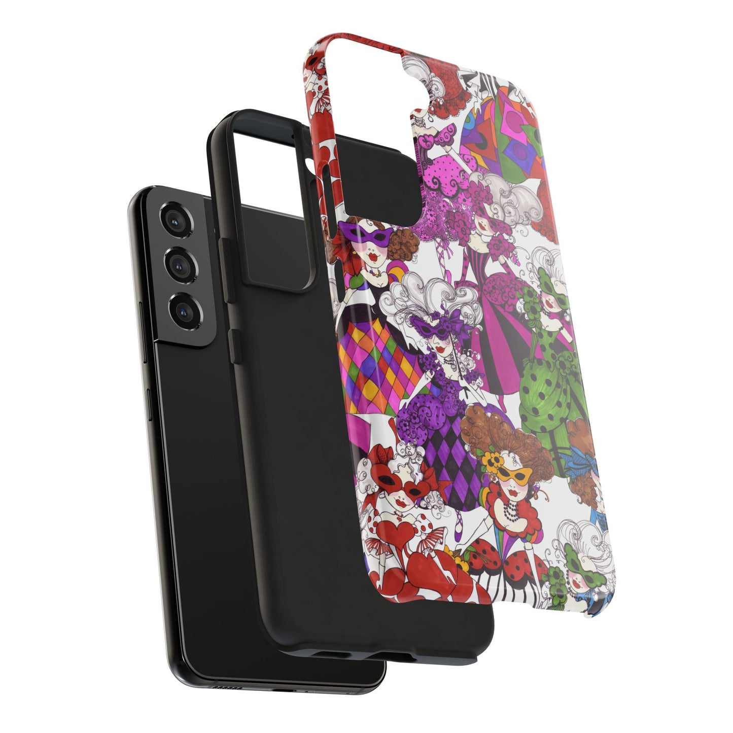 Crowded Dance Floor White Phone Case