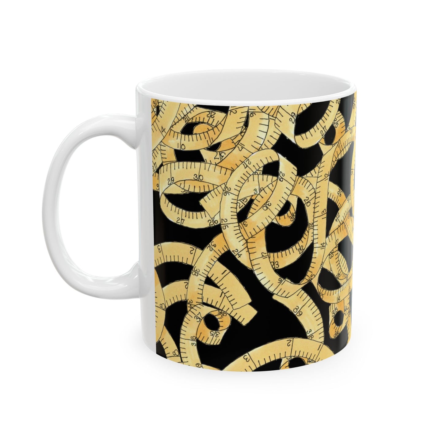 Tape Tangle Black Cup