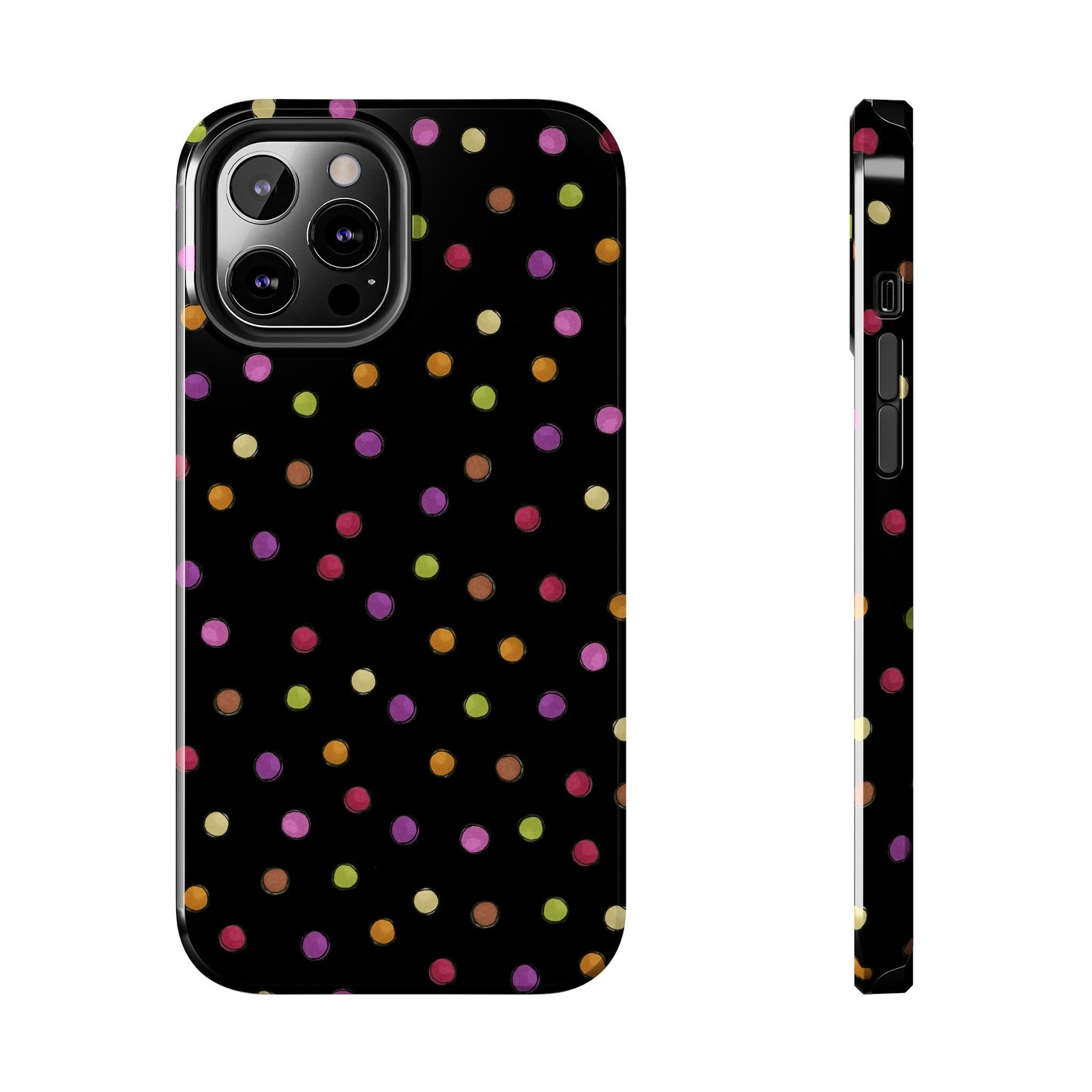 Tea Dot Black Phone Case