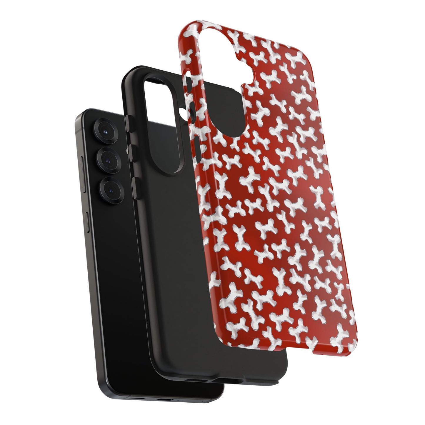 Bones a Lot Red Phone Case