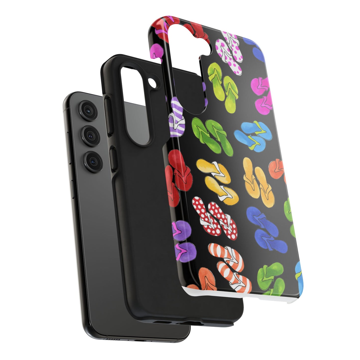 Fun Flops Black Phone Case