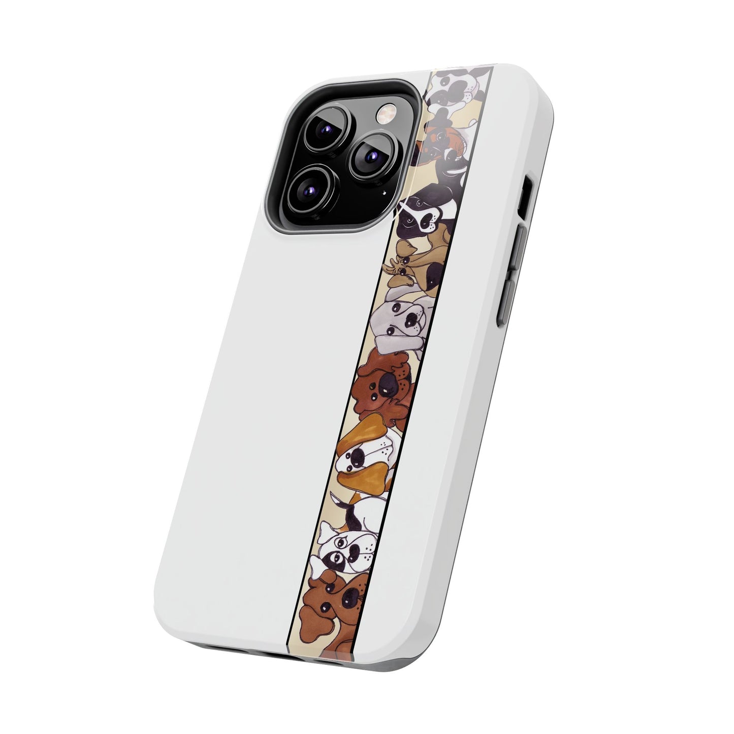 Doggie Delight Border Phone Case