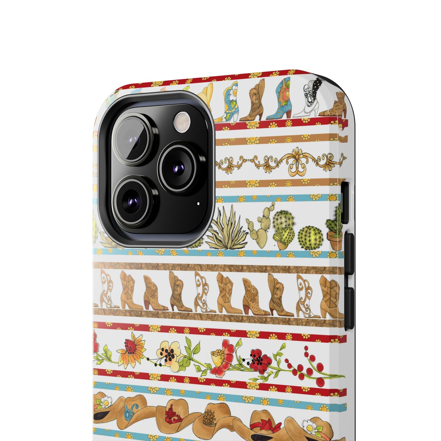 Whoa Borders White Phone Case