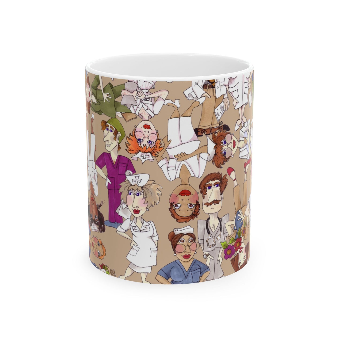 Diverse Nurse Khaki Cup