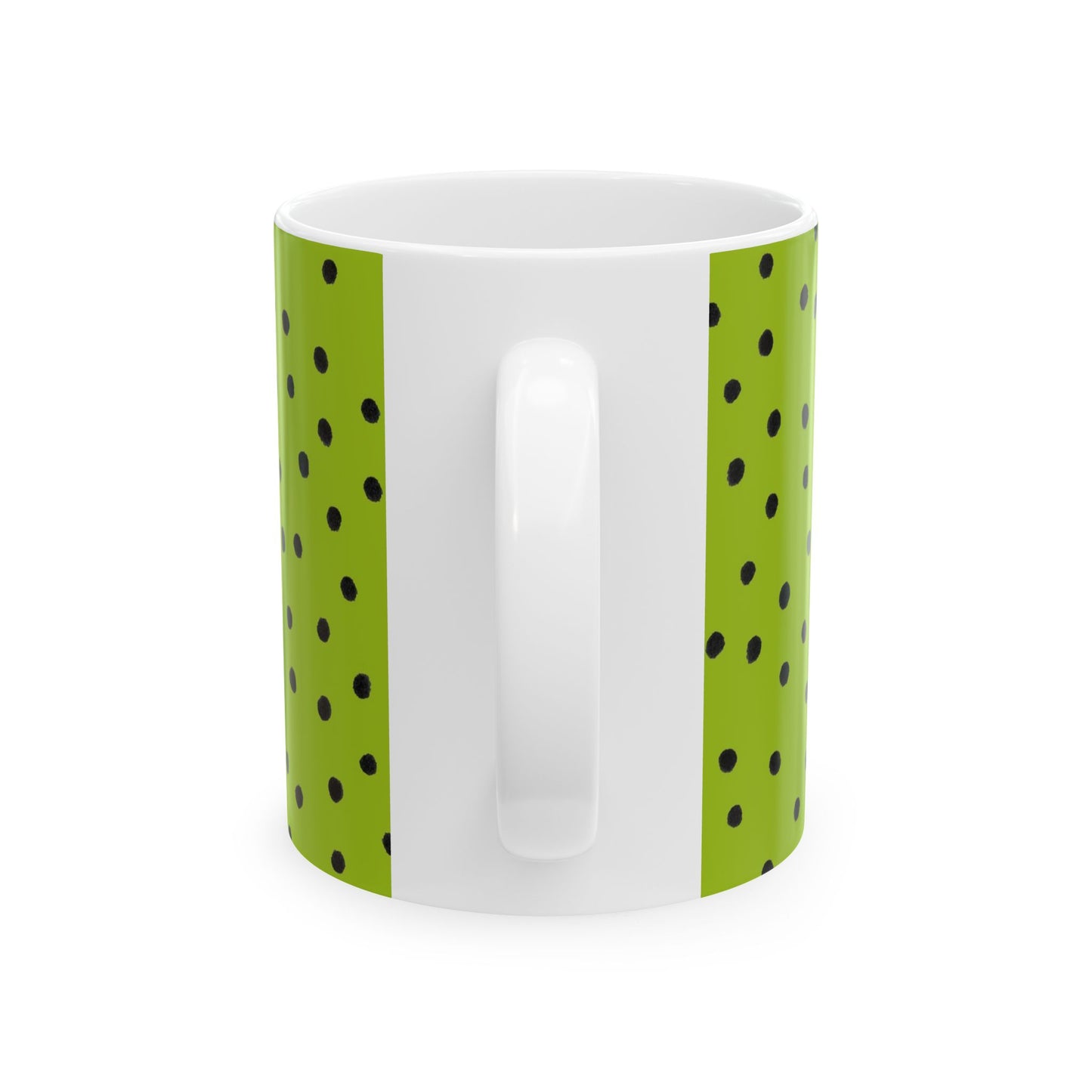 Dinky Dots Chartreuse / Black Cup