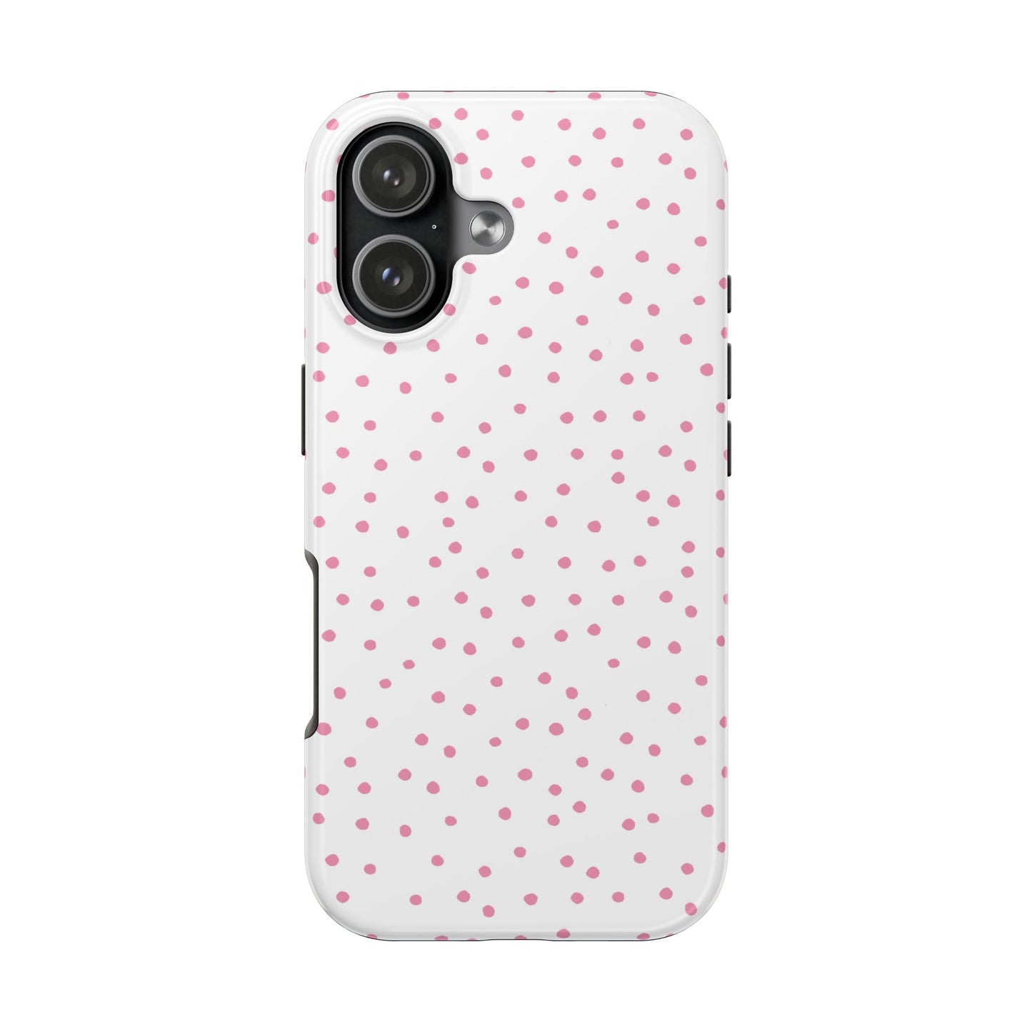 Dinky Dots White / Pink Phone Case