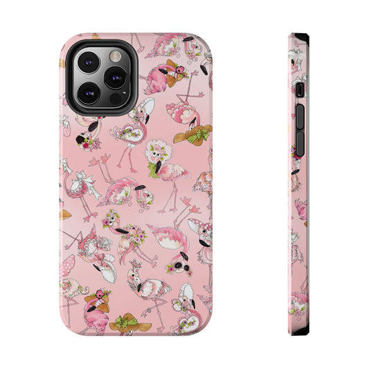 Tossed Flams Pink Phone Case