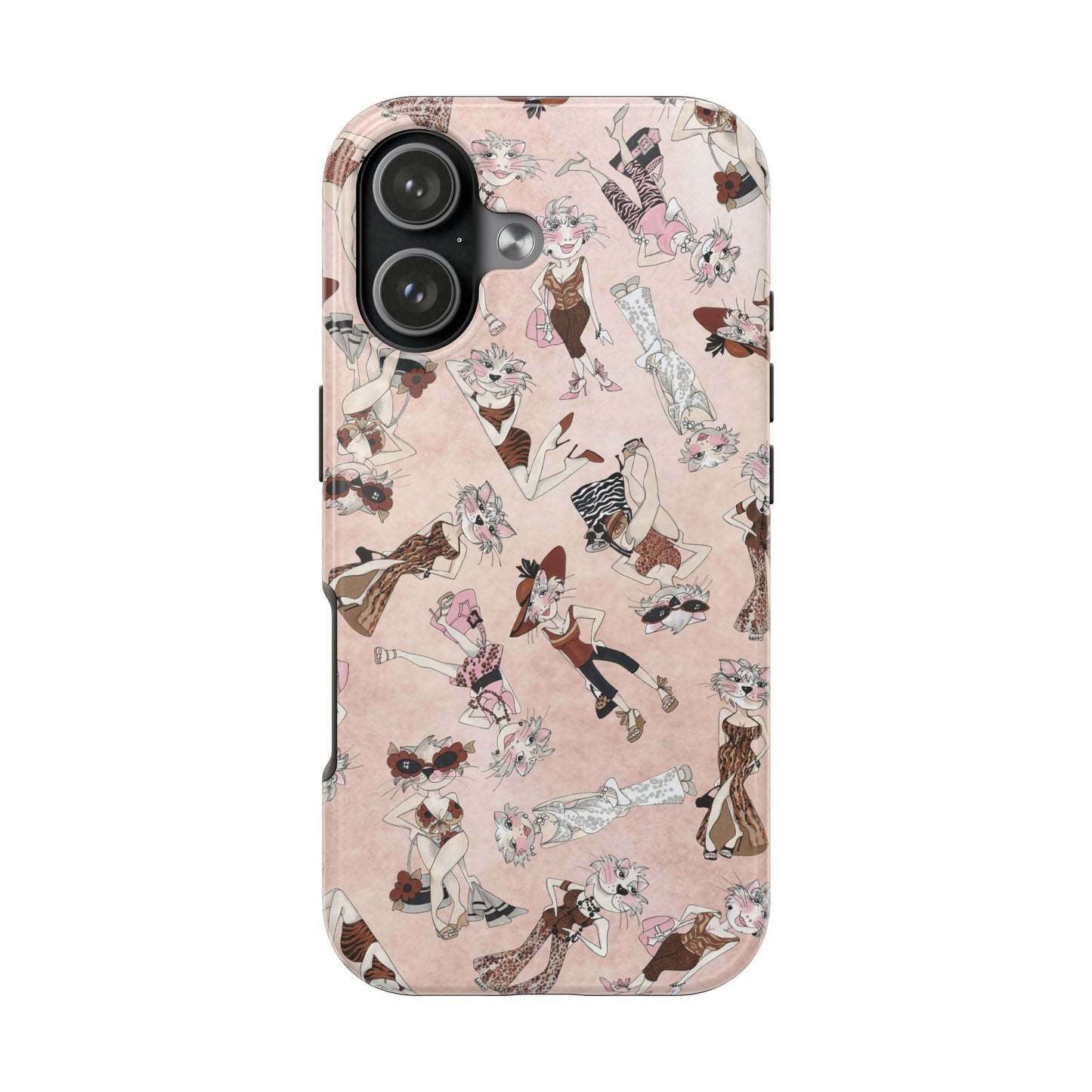 Spotted Lilies Pink Phone Case