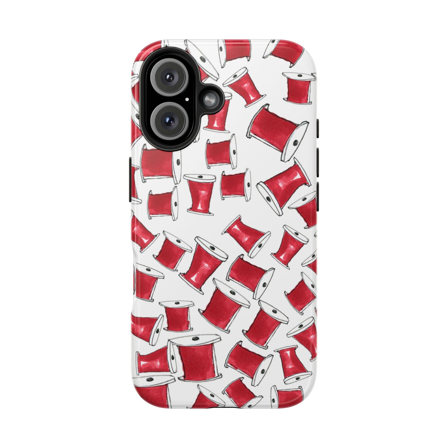 Red Thread White Phone Case