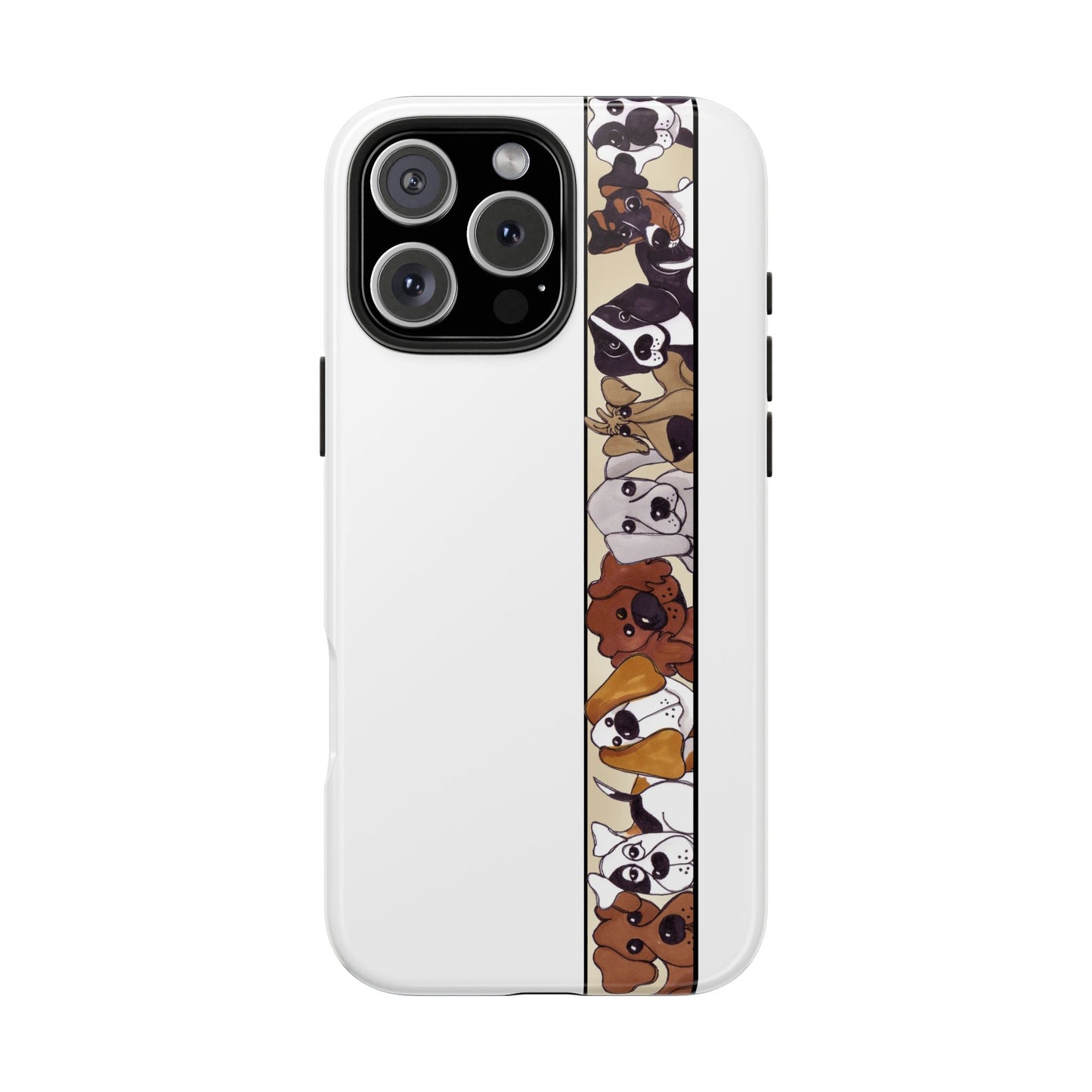 Doggie Delight Border Phone Case