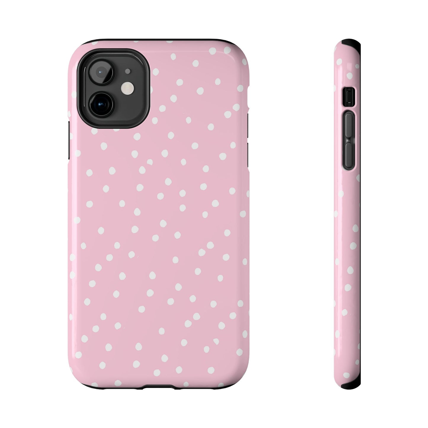 Space Dots Pink / White Phone Case