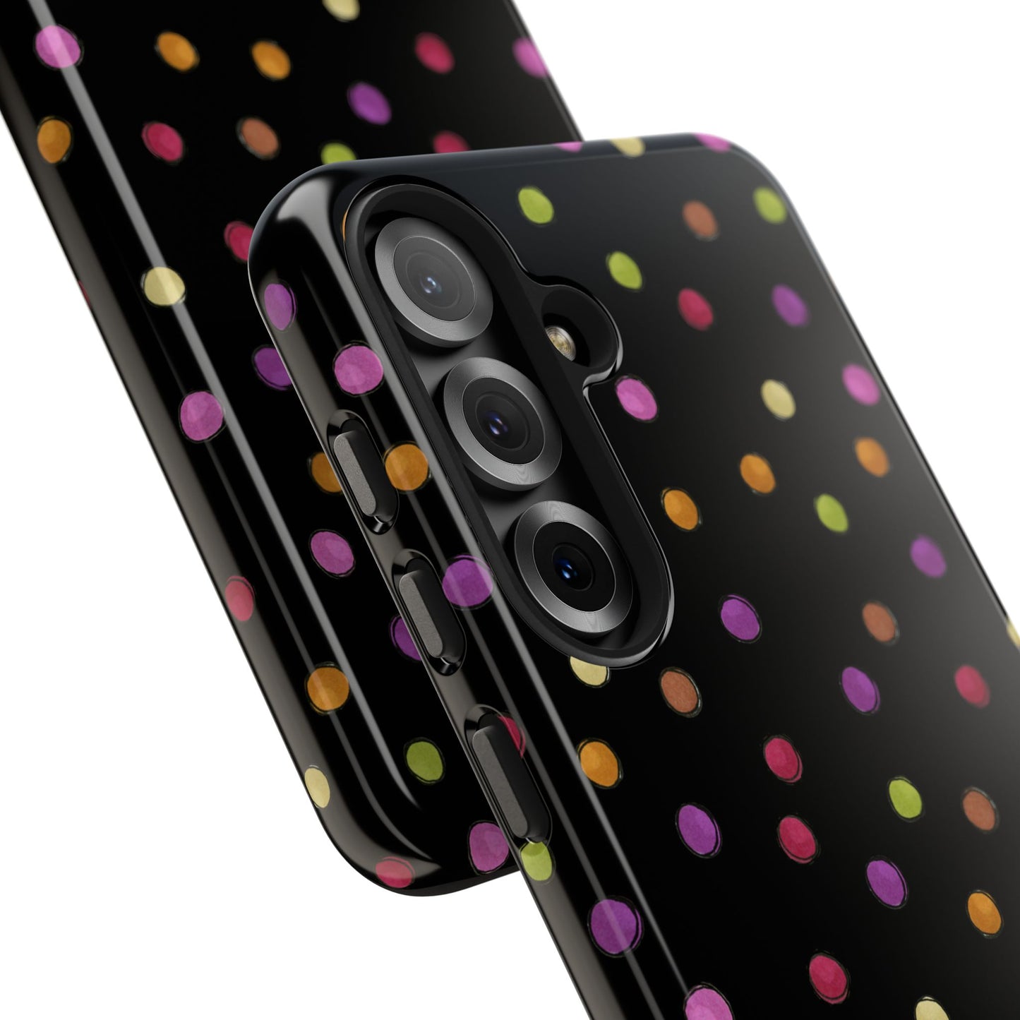 Tea Dot Black Phone Case