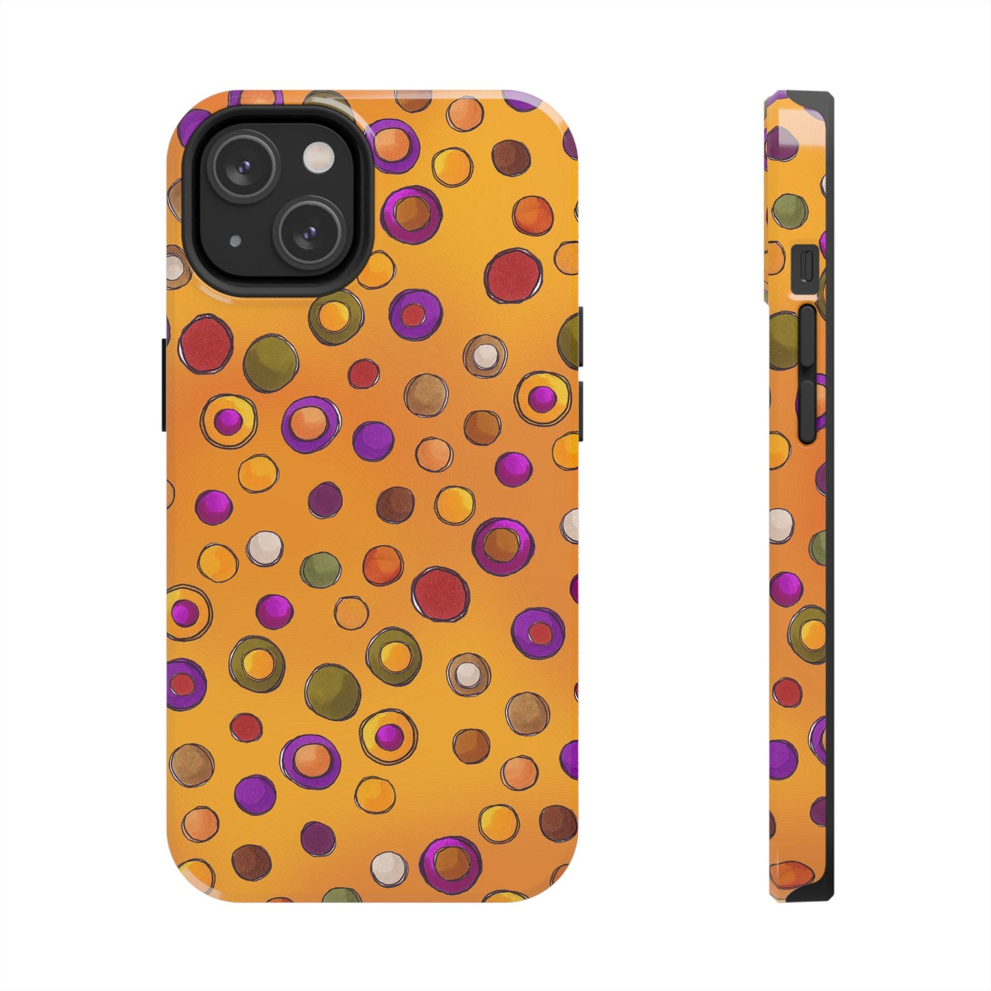 Double Dot Yellow Phone Case