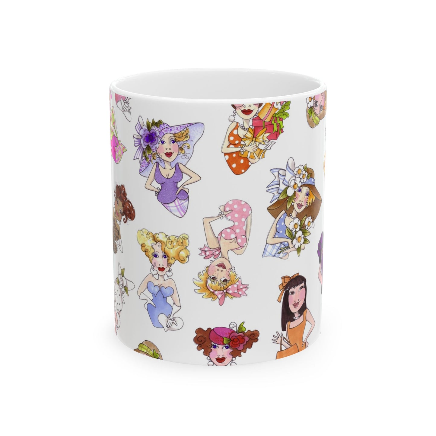 Fast Women Tossed White Cup