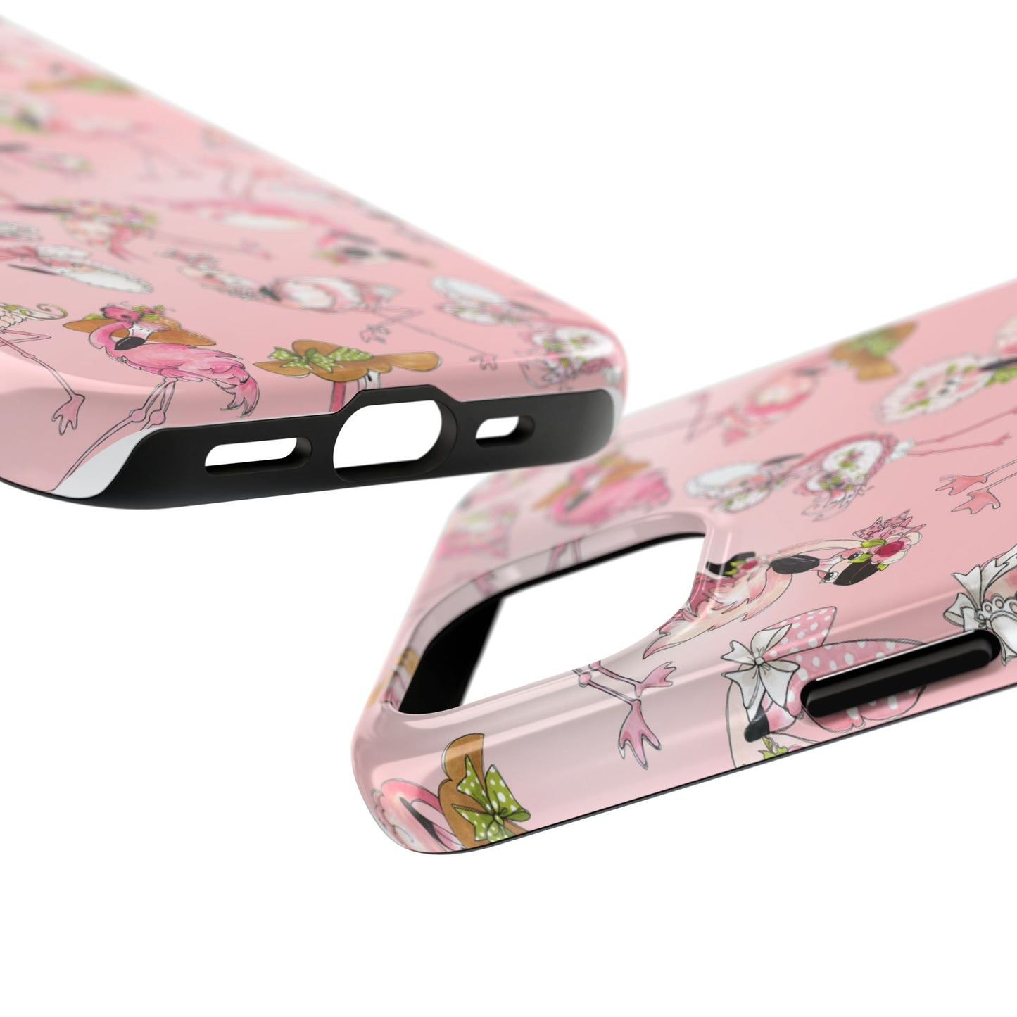 Tossed Flams Pink Phone Case