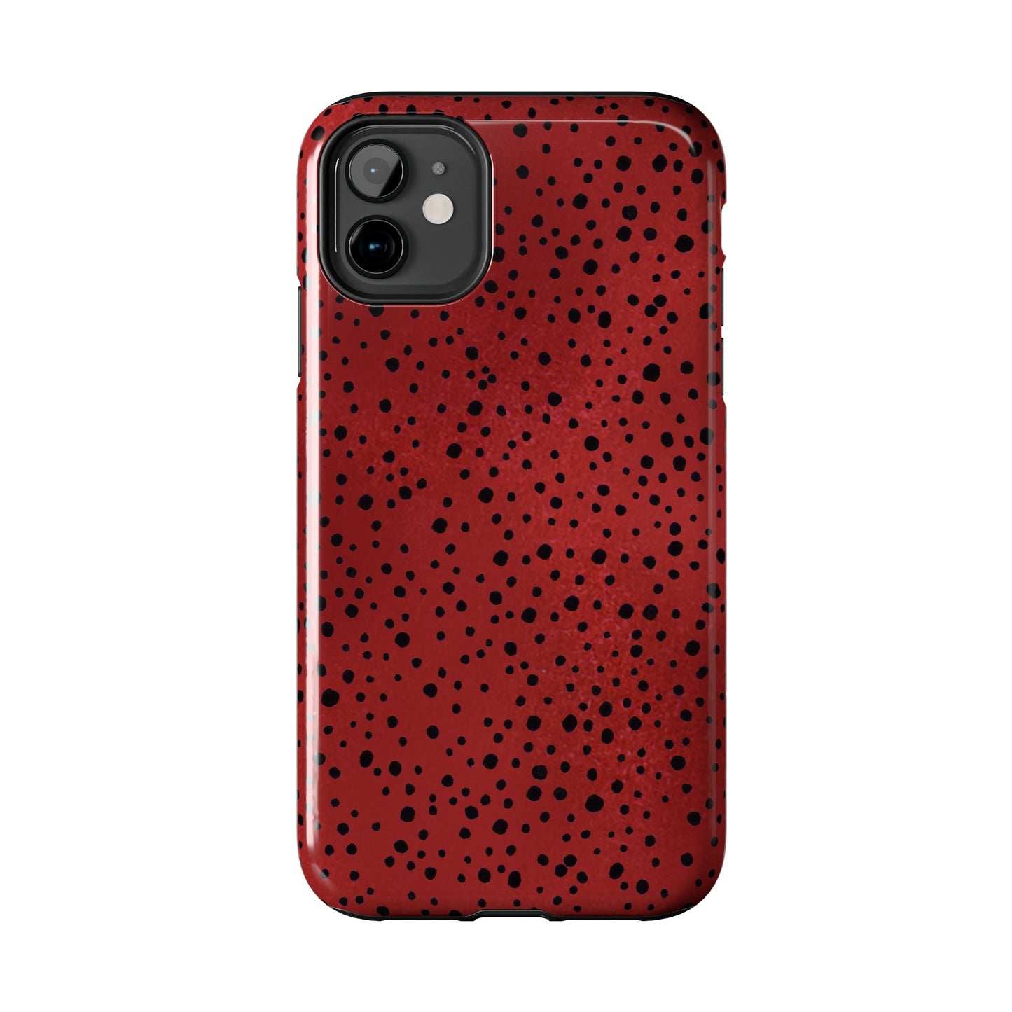 Pepper Dots Red / Black Phone Case