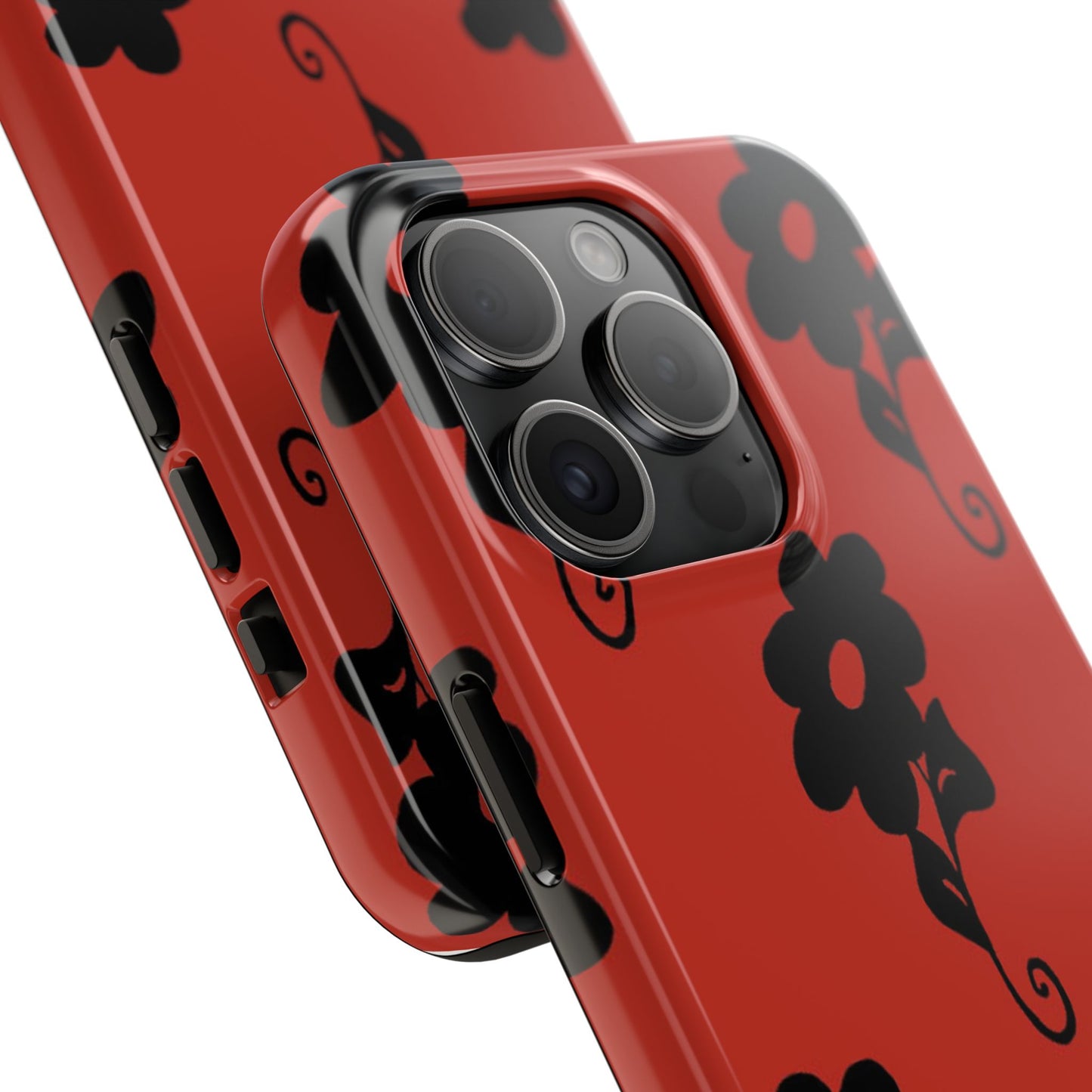 Daring Daisy Red Phone Case