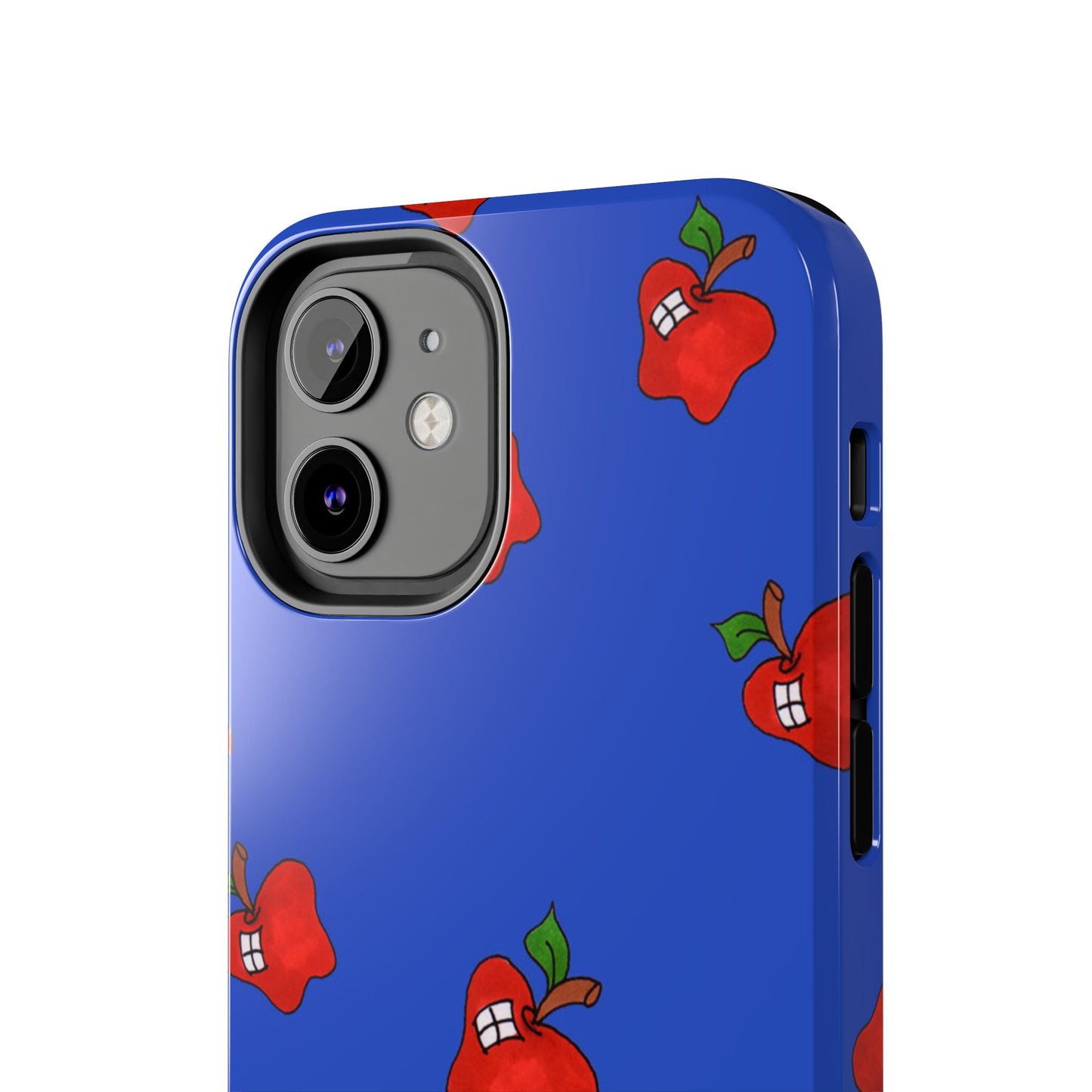 Flying Apples Blue Phone Case